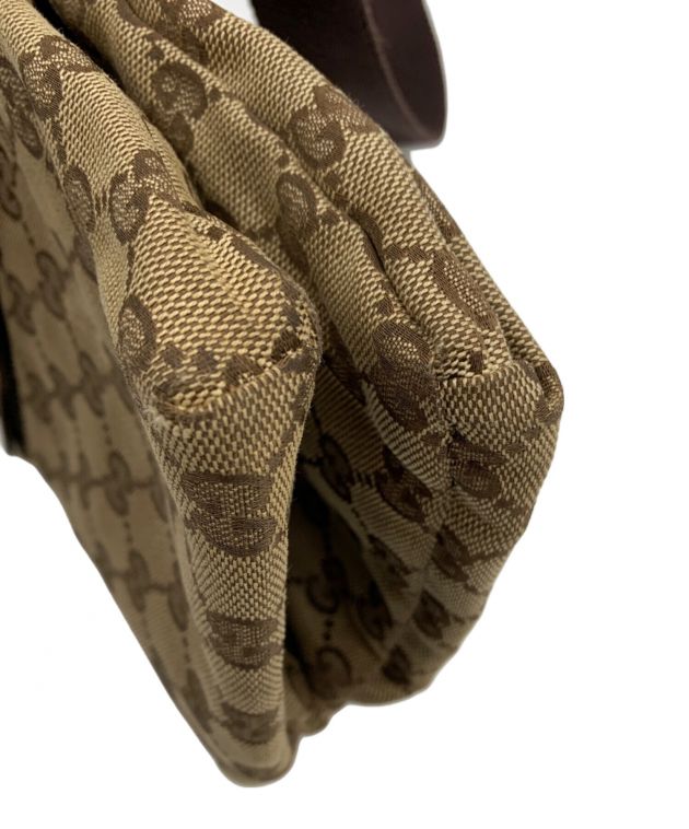 中古・古着通販】GUCCI (グッチ) ウエストポーチ GG ブラウン