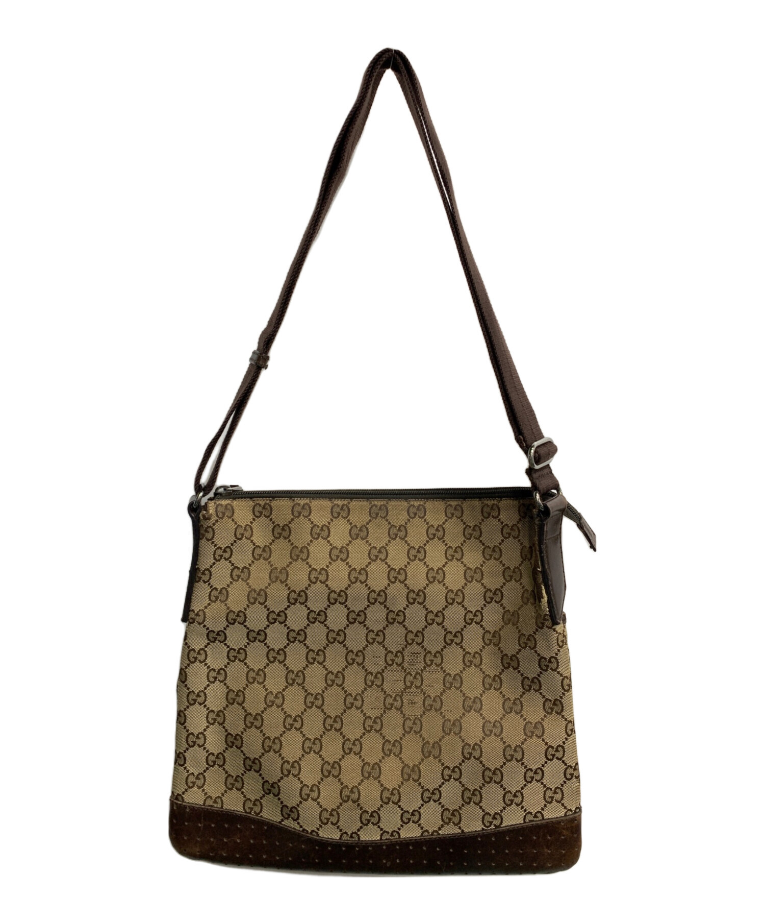 中古・古着通販】GUCCI (グッチ) ショルダーバッグ GG ブラウン