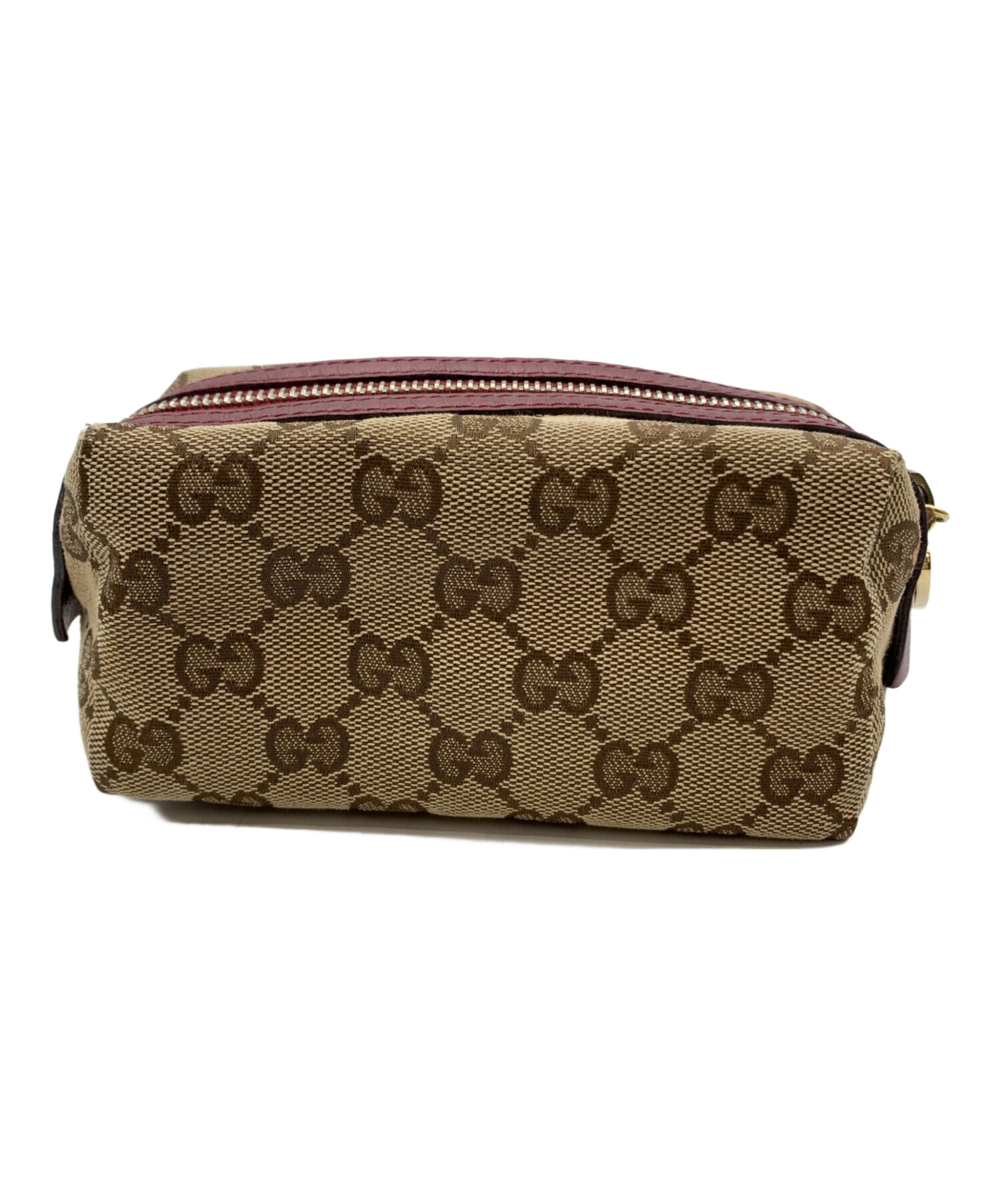 中古・古着通販】GUCCI (グッチ) コスメポーチ グッチシマ GG ブラウン