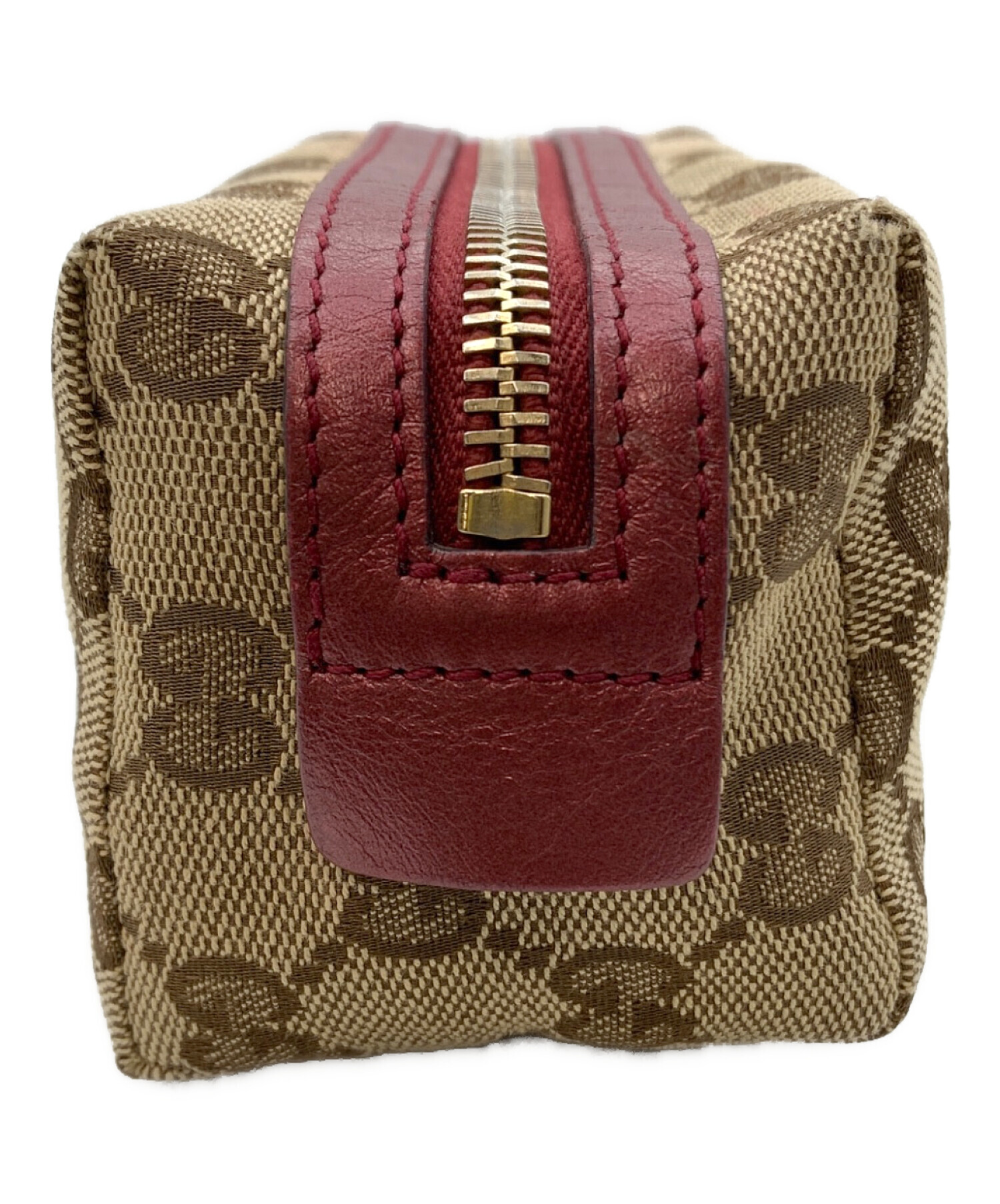 中古・古着通販】GUCCI (グッチ) コスメポーチ グッチシマ GG ブラウン