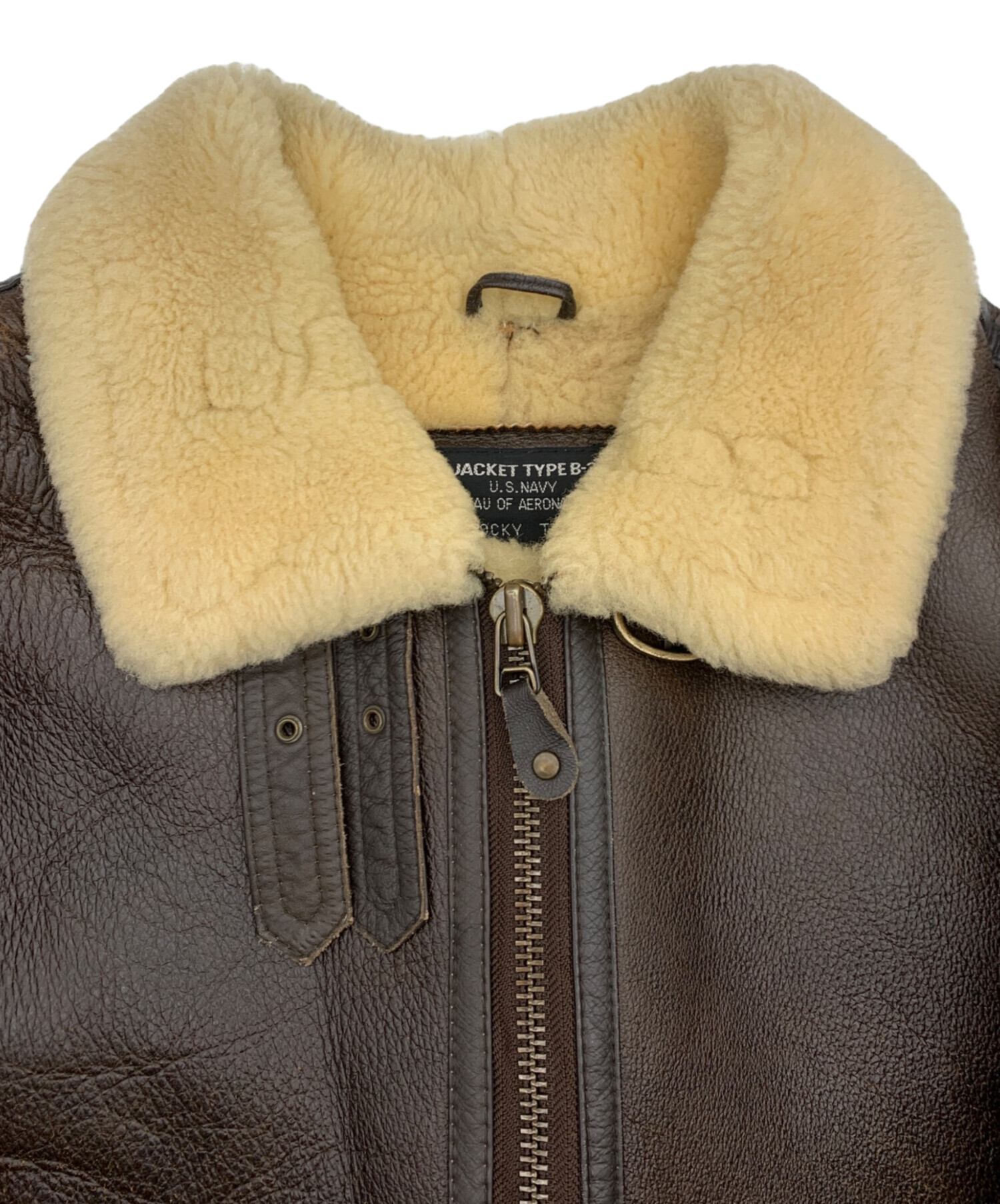 中古・古着通販】U'S NAVY (ユーエスネイビー) B-3ジャケット ブラウン