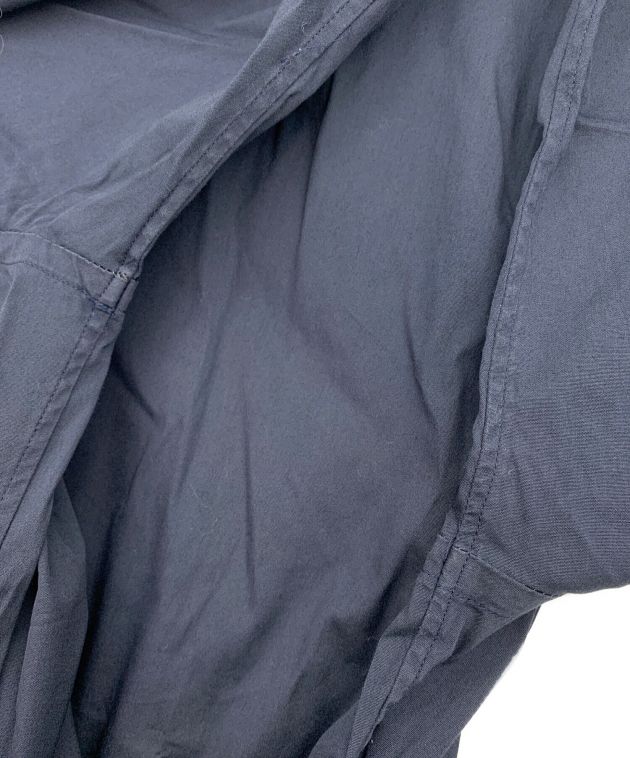 PRADA ネイビー　シャツワンピース　サイズ38 中古・古着通販】PRADA (プラダ) ロゴシャツワンピース ブラック