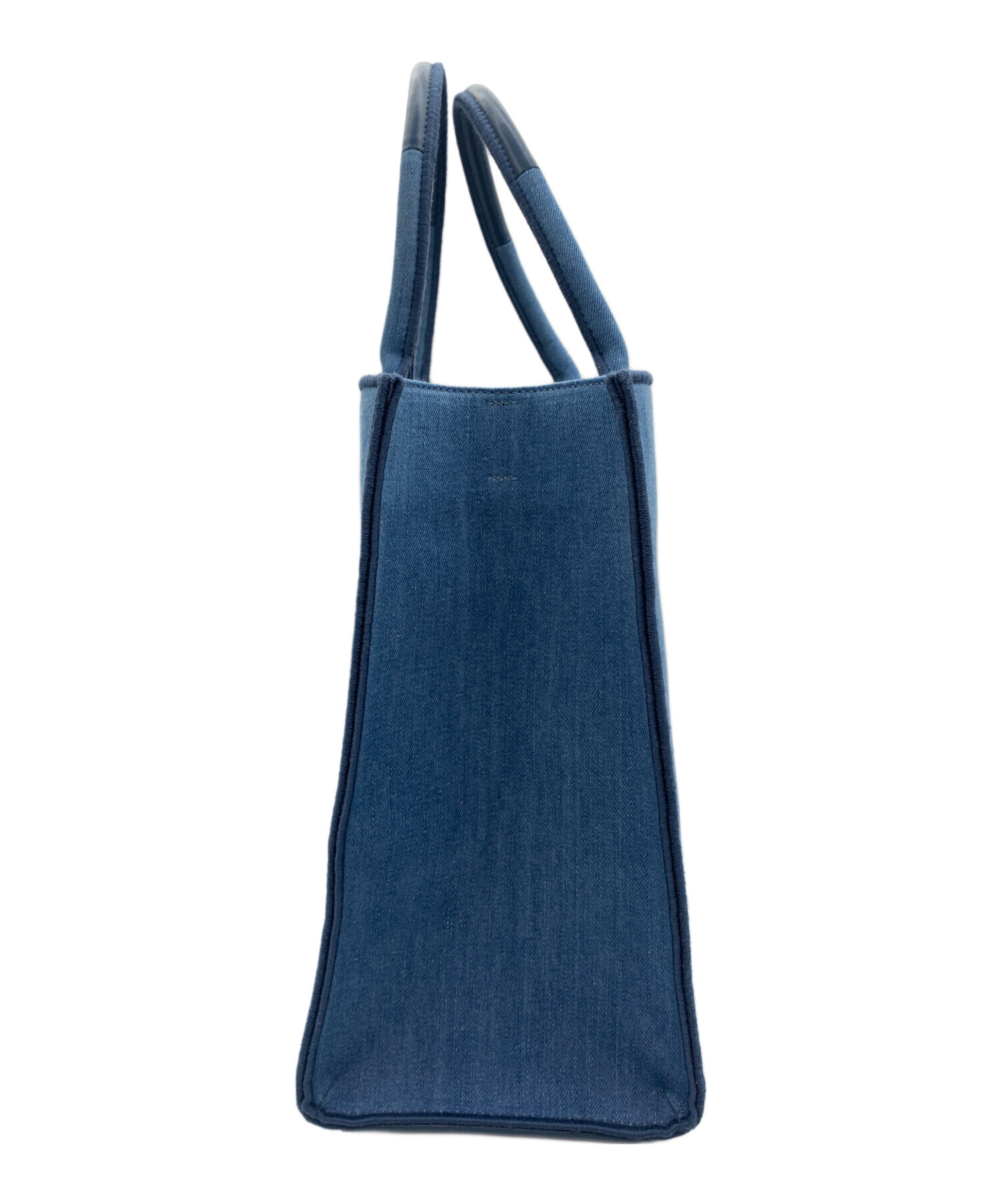 中古・古着通販】FURLA (フルラ) デニムトートバッグ L インディゴ