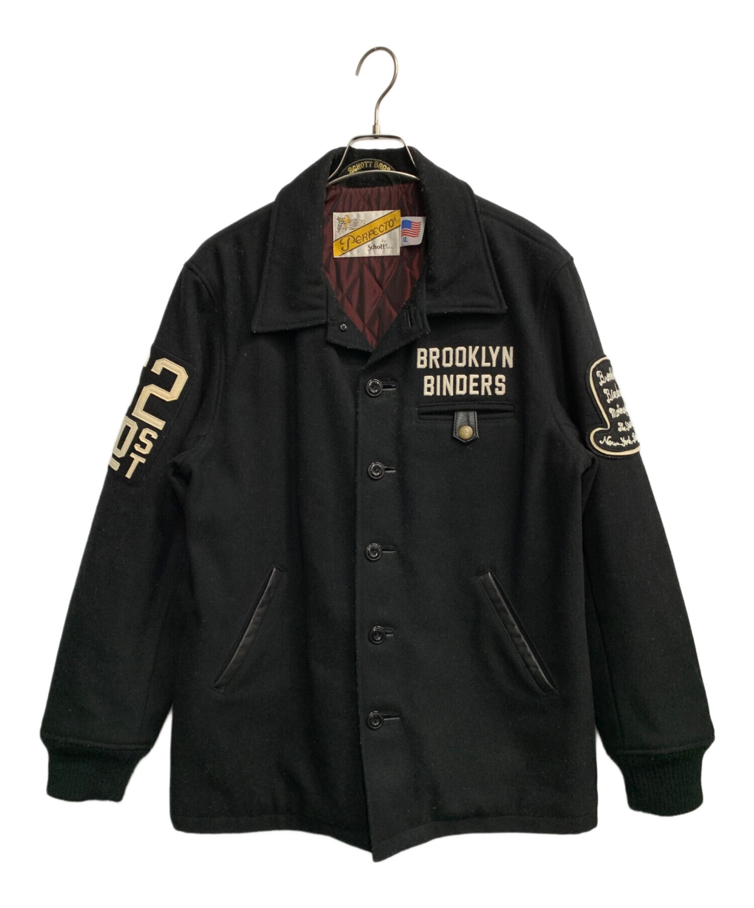 schott メルトン　バーシティジャケット　XL schott メルトン バーシティジャケット XL 【公式通販】