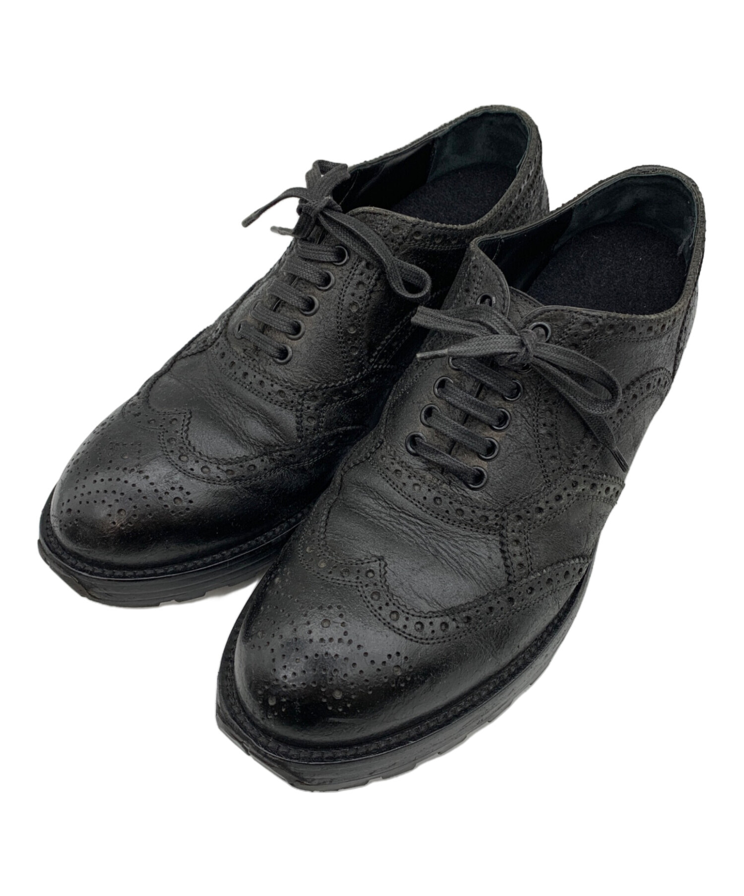 Dolce & Gabbana グレー ウィングチップ ドレスシューズ 【公式通販】