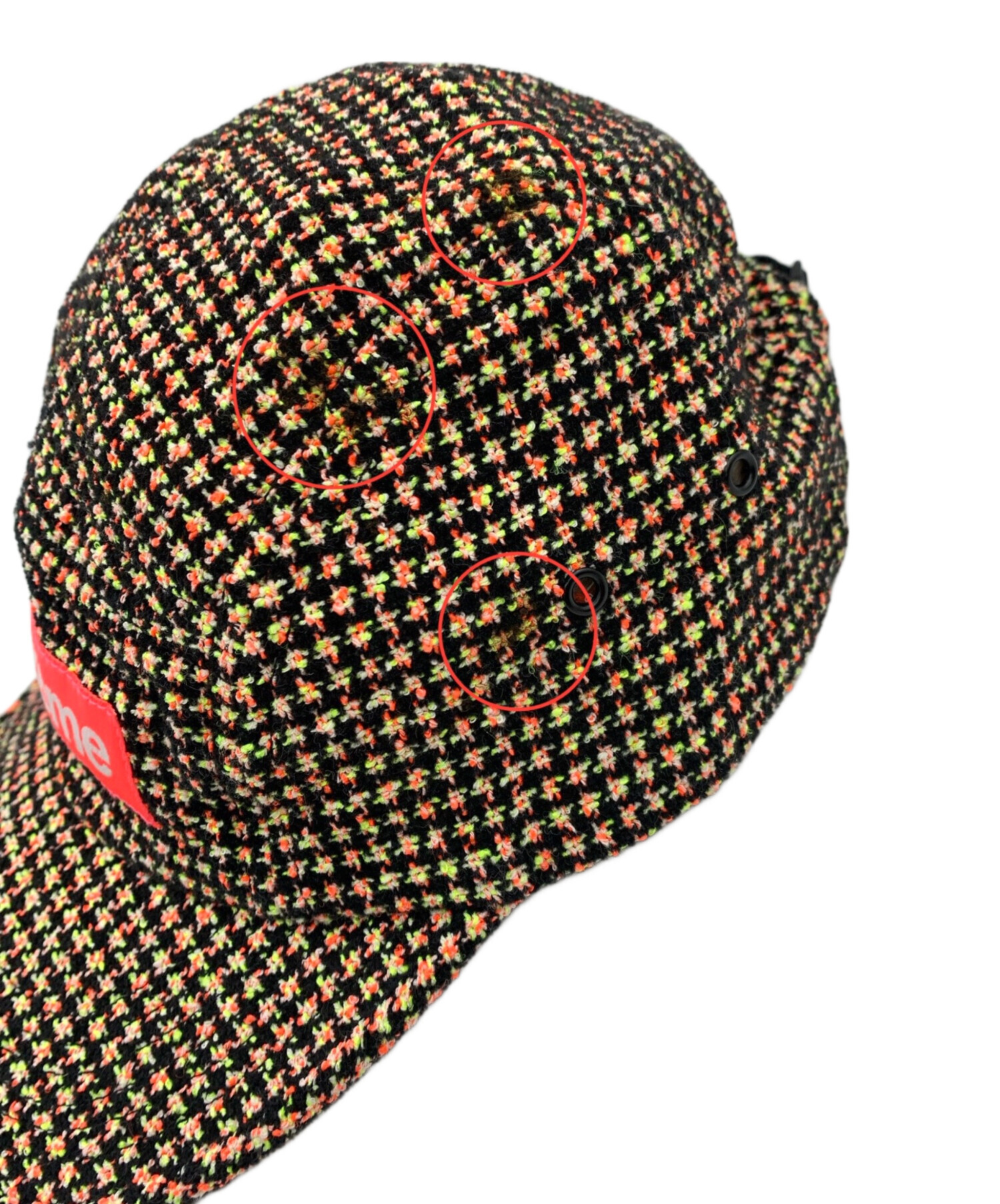 中古・古着通販】SUPREME (シュプリーム) Boucle Houndstooth Camp CAP