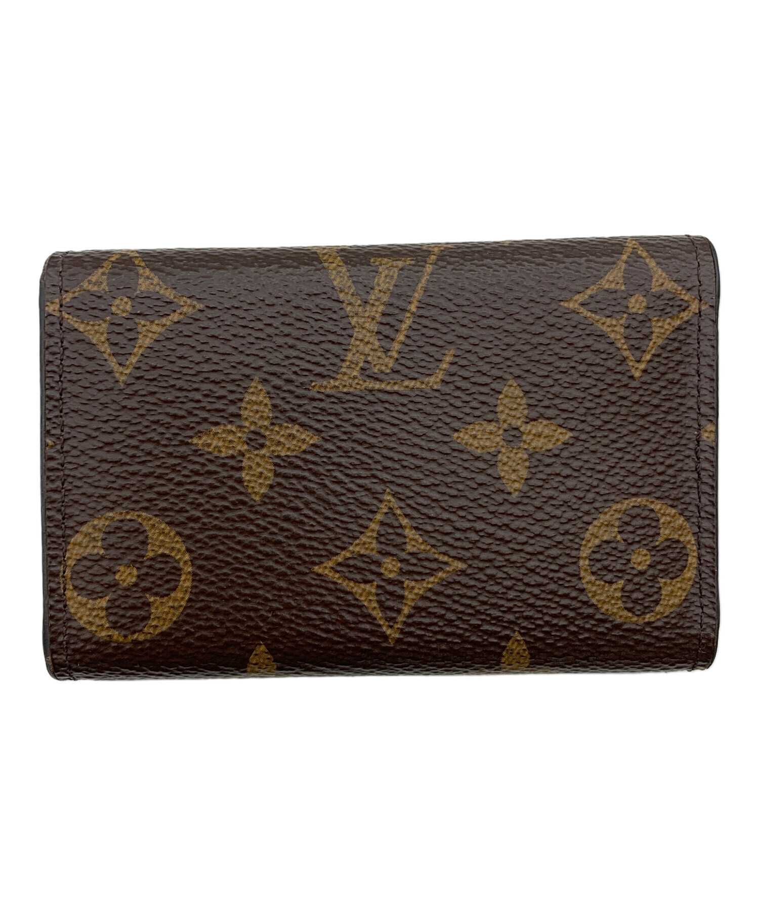 LOUIS VUITTON レザー キーケース ブラウン 中古・古着通販】LOUIS VUITTON (ルイ ヴィトン) キーケース