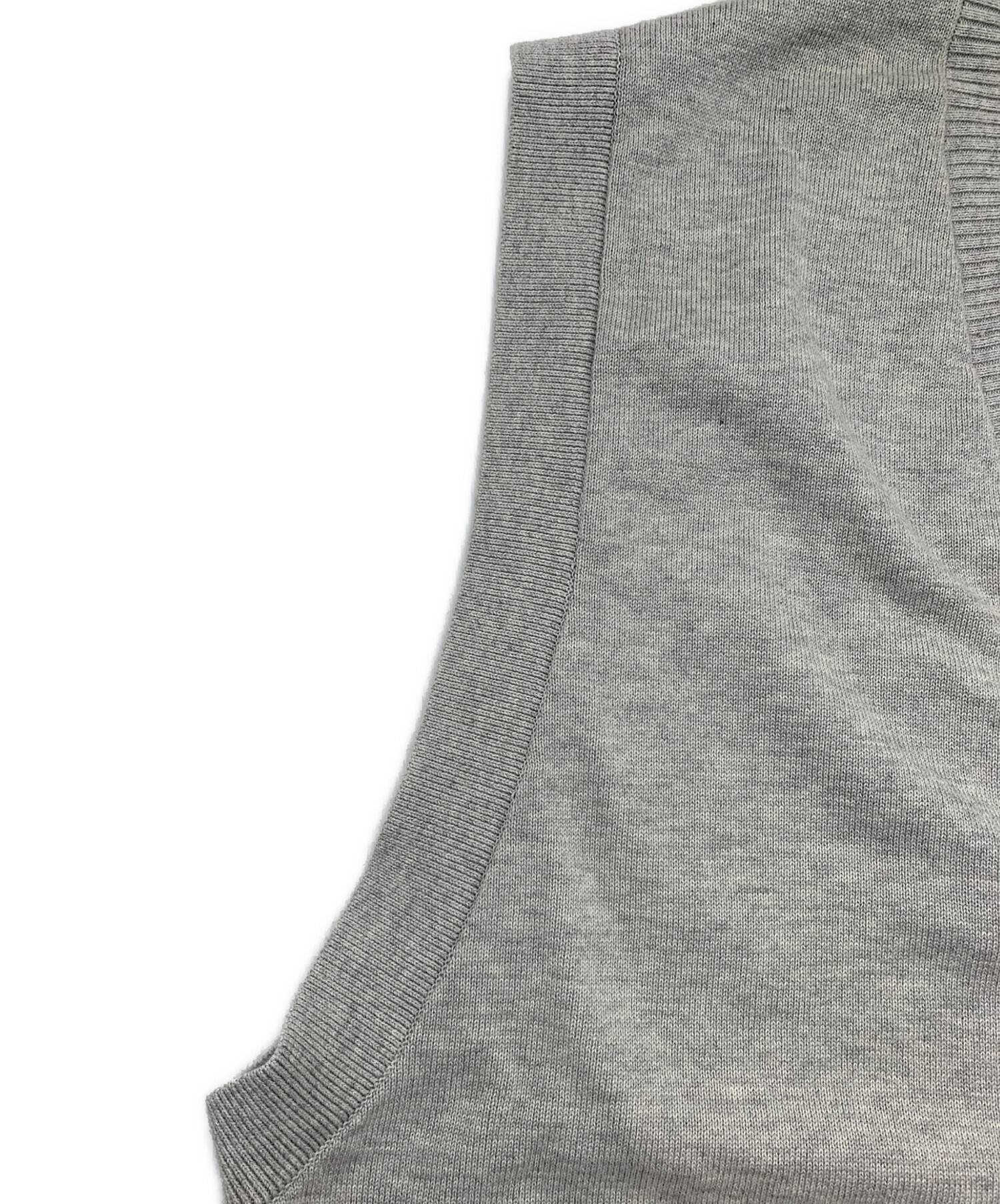 中古・古着通販】CINOH (チノ) Vネックニットベスト グレー サイズ