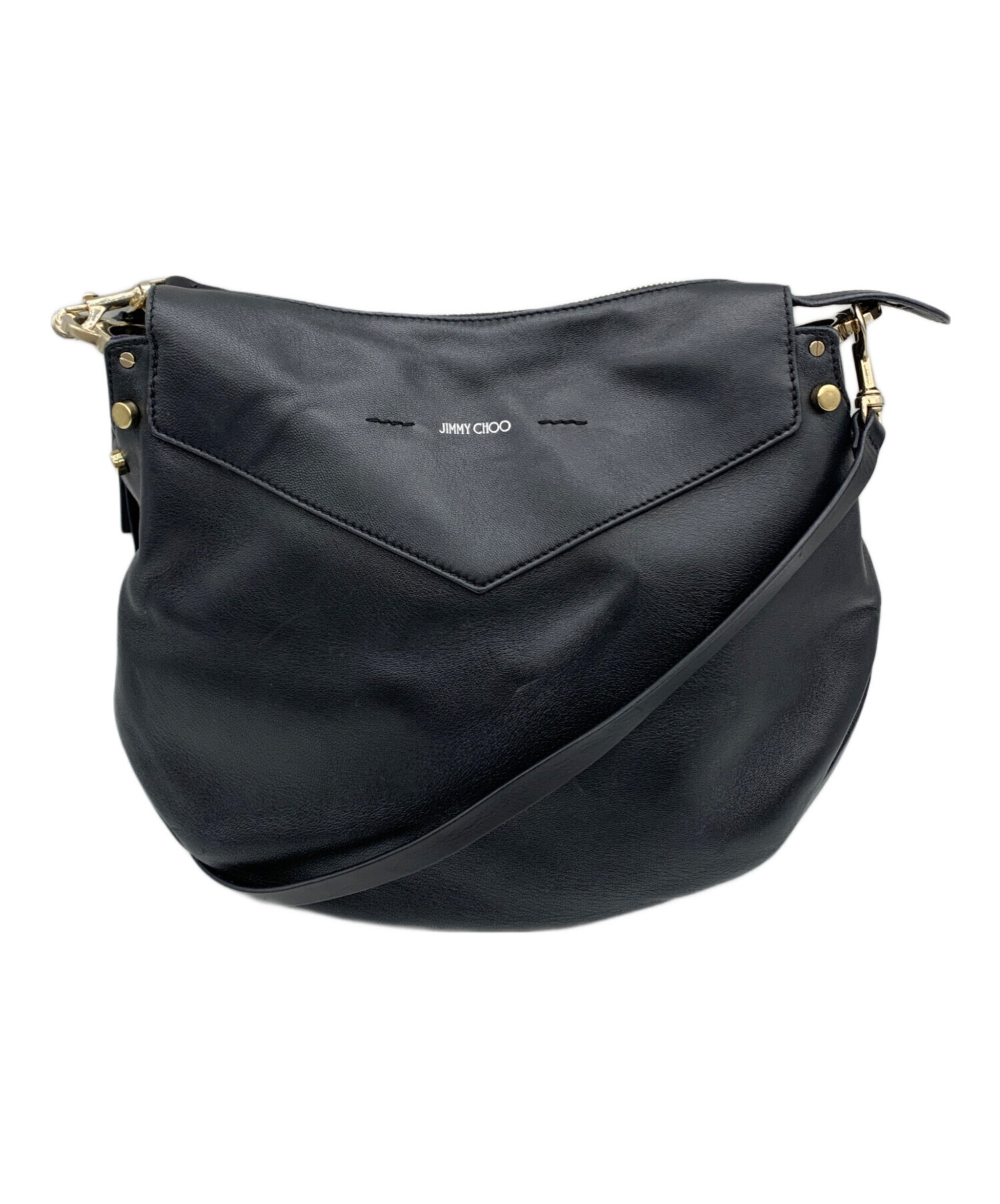 JIMMY CHOO ブラックショルダーバッグ ジミー チュー JIMMY CHOO