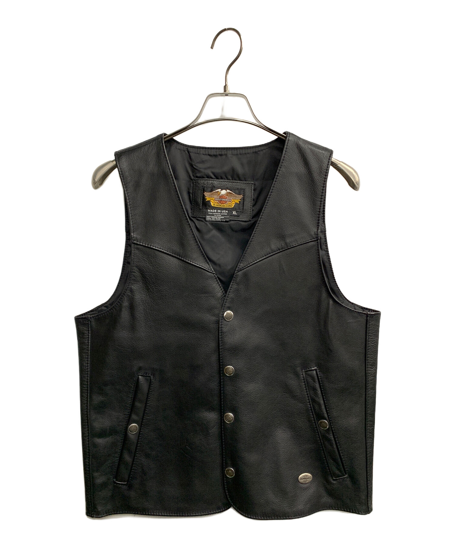 ハーレーダビットソン レザーベスト Harley-Davidsonハーレー