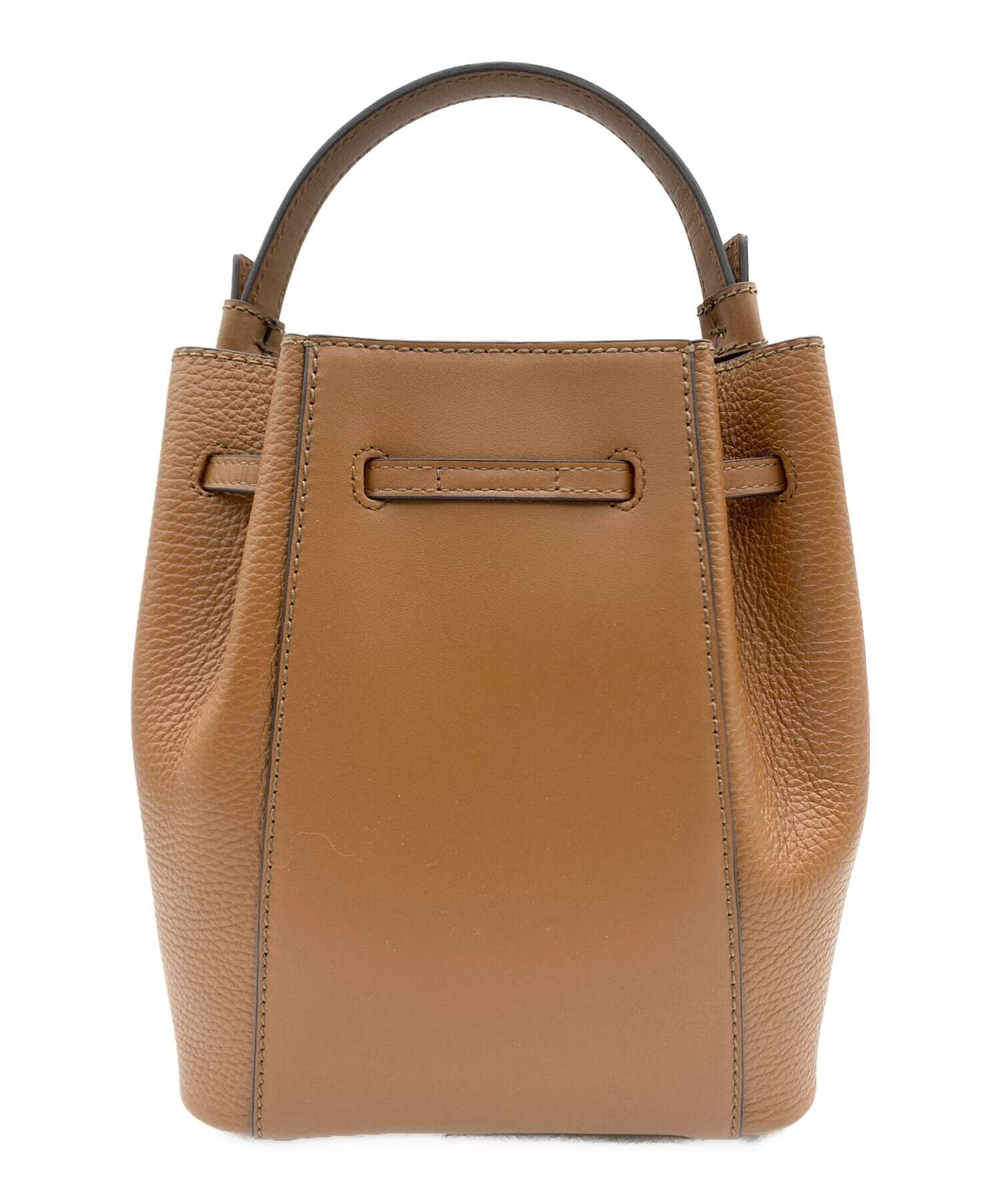 【美品】FURLA バケットバッグ　ブラウン 中古・古着通販】FURLA (フルラ) バケットバッグ / ミアステラ