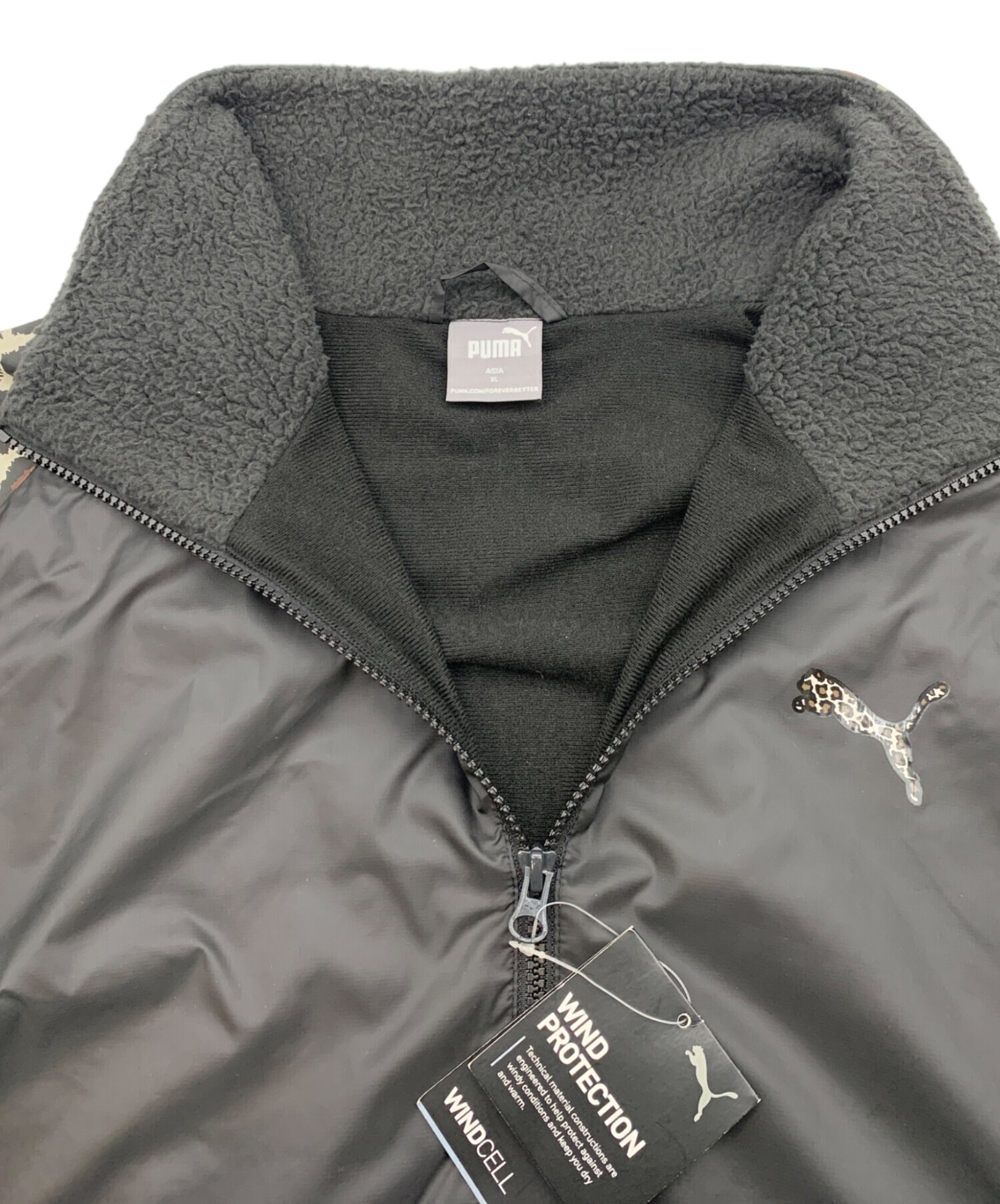 中古・古着通販】PUMA (プーマ) ナイロンジャケット ブラック サイズ 