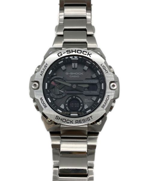 CASIO超美品！使用１回だけ腕時計ラバーGST-8400...フリーサイズ 黒 中古・古着通販】CASIO (カシオ) G-SHOCK GST-8400シリーズ シルバー