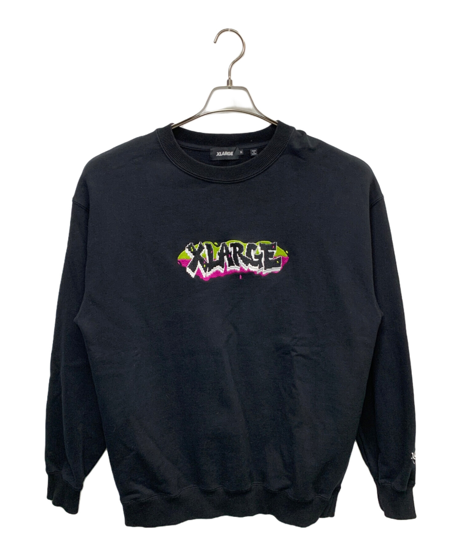XLARGE - XLARGE エクストララージ ロゴ 刺繍 トレーナー 【希少】X 