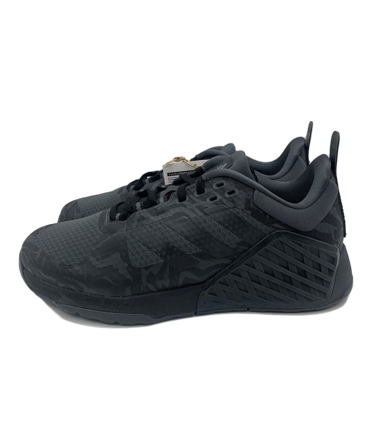 中古・古着通販】adidas (アディダス) トレーニングシューズ ブラック 