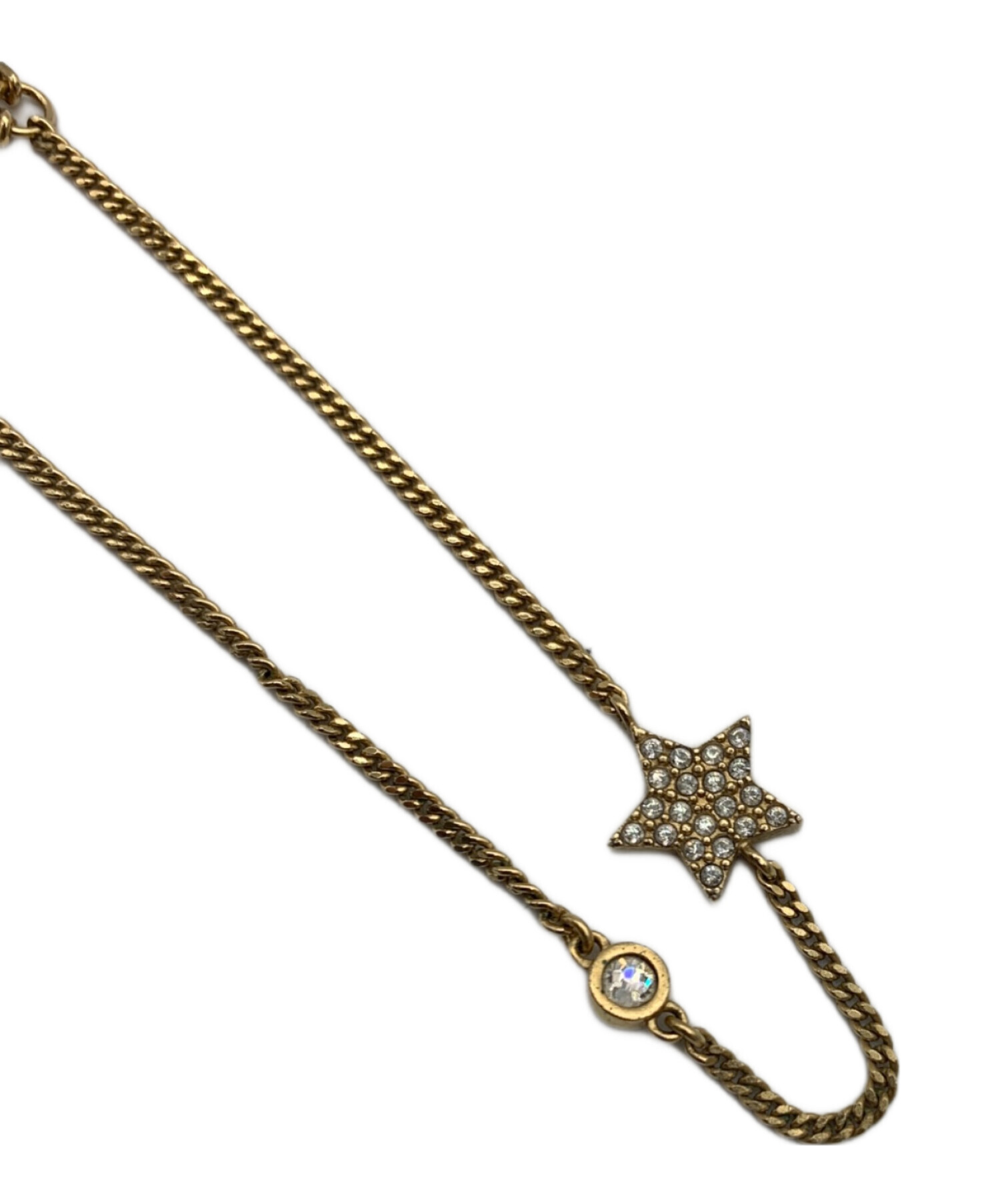 中古・古着通販】Dior (ディオール) ダブルブレスレット ゴールド
