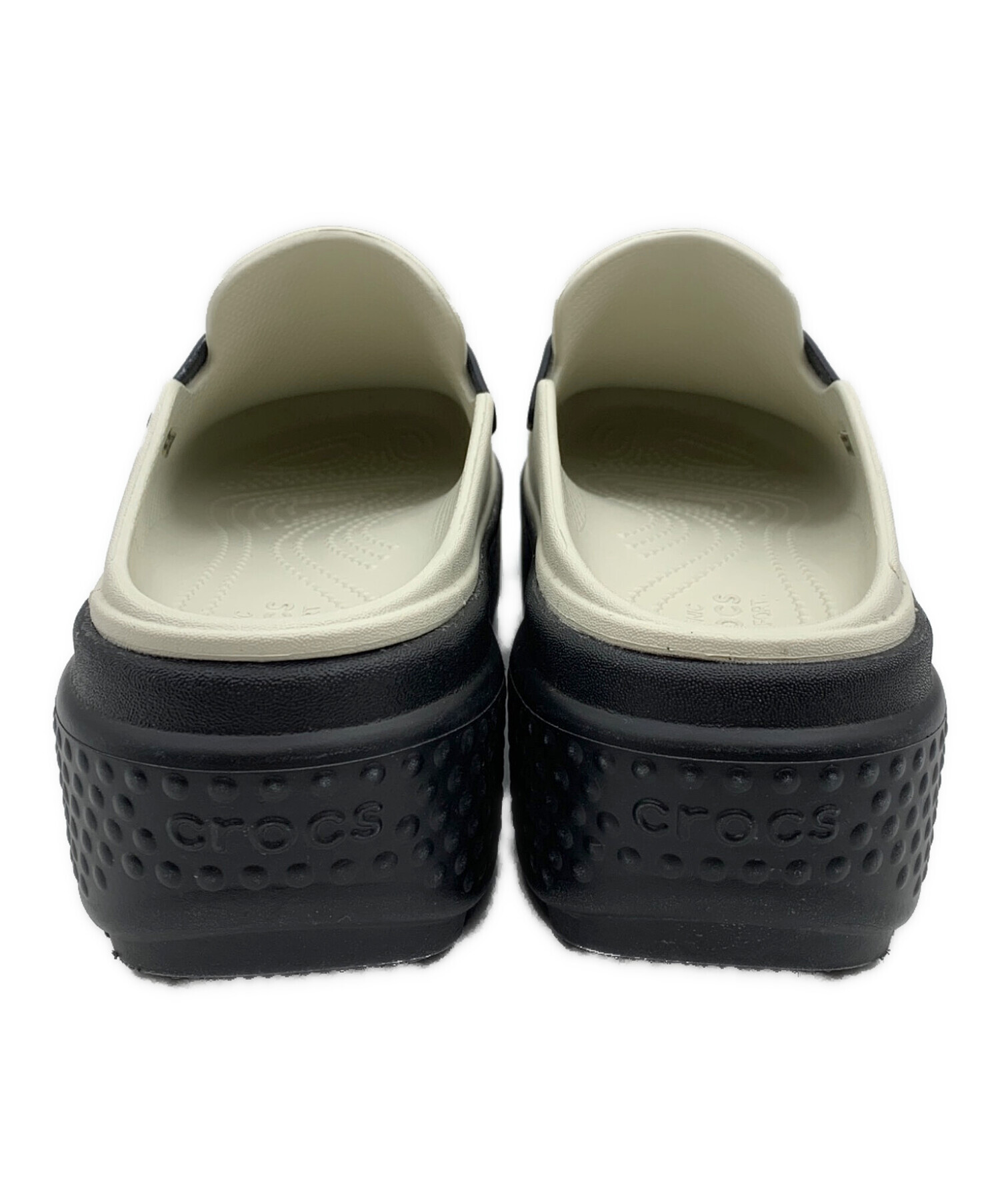 中古・古着通販】crocs (クロックス) ストンプハイシャインローファー
