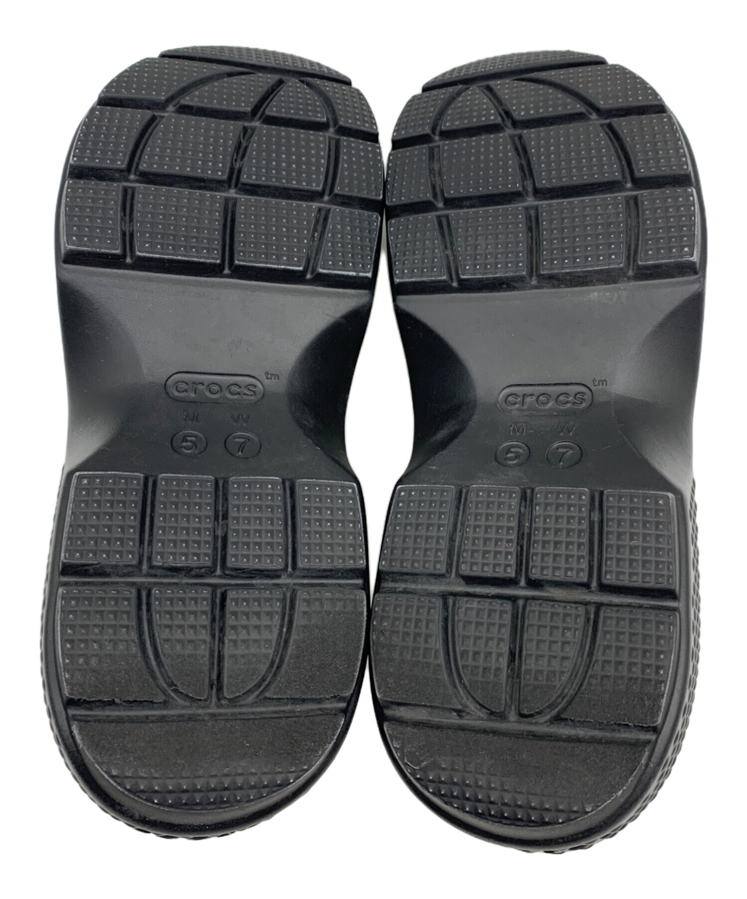 中古・古着通販】crocs (クロックス) ストンプハイシャインローファー