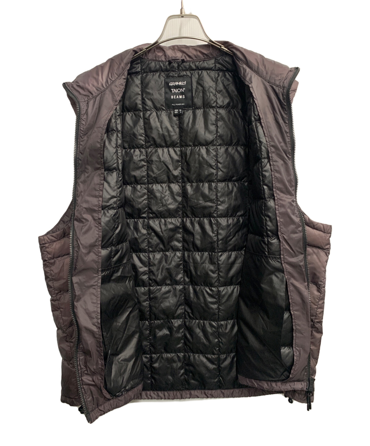 中古・古着通販】GRAMICCI (グラミチ) ダウンベスト ブラウン サイズ