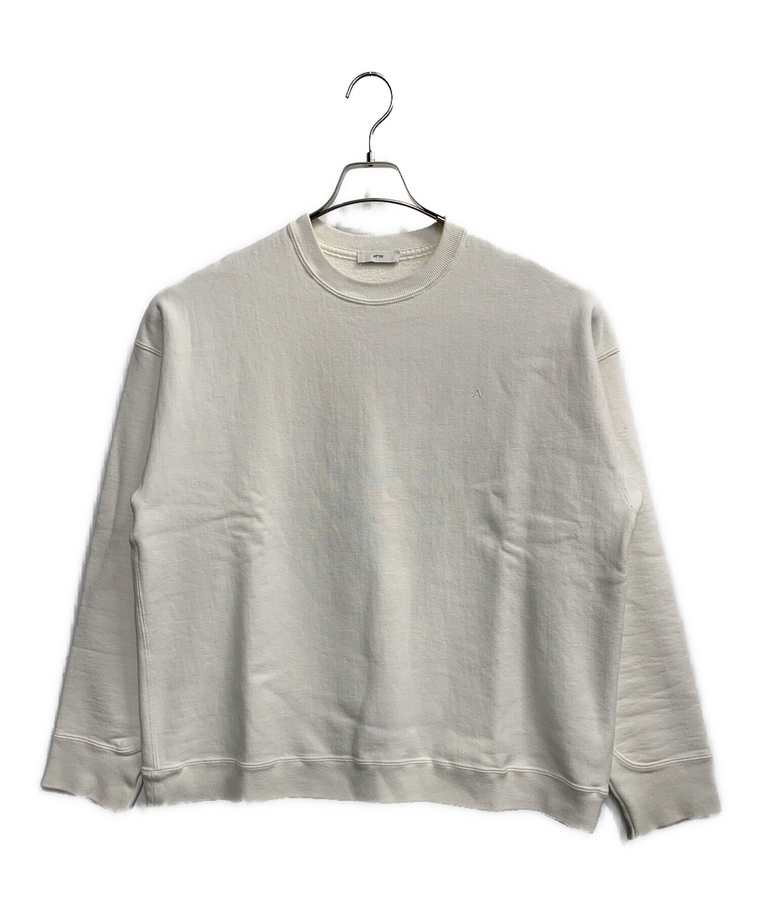 中古・古着通販】ATON (エイトン) GARMENT DYED URAKE OVERSIZED SWEAT 