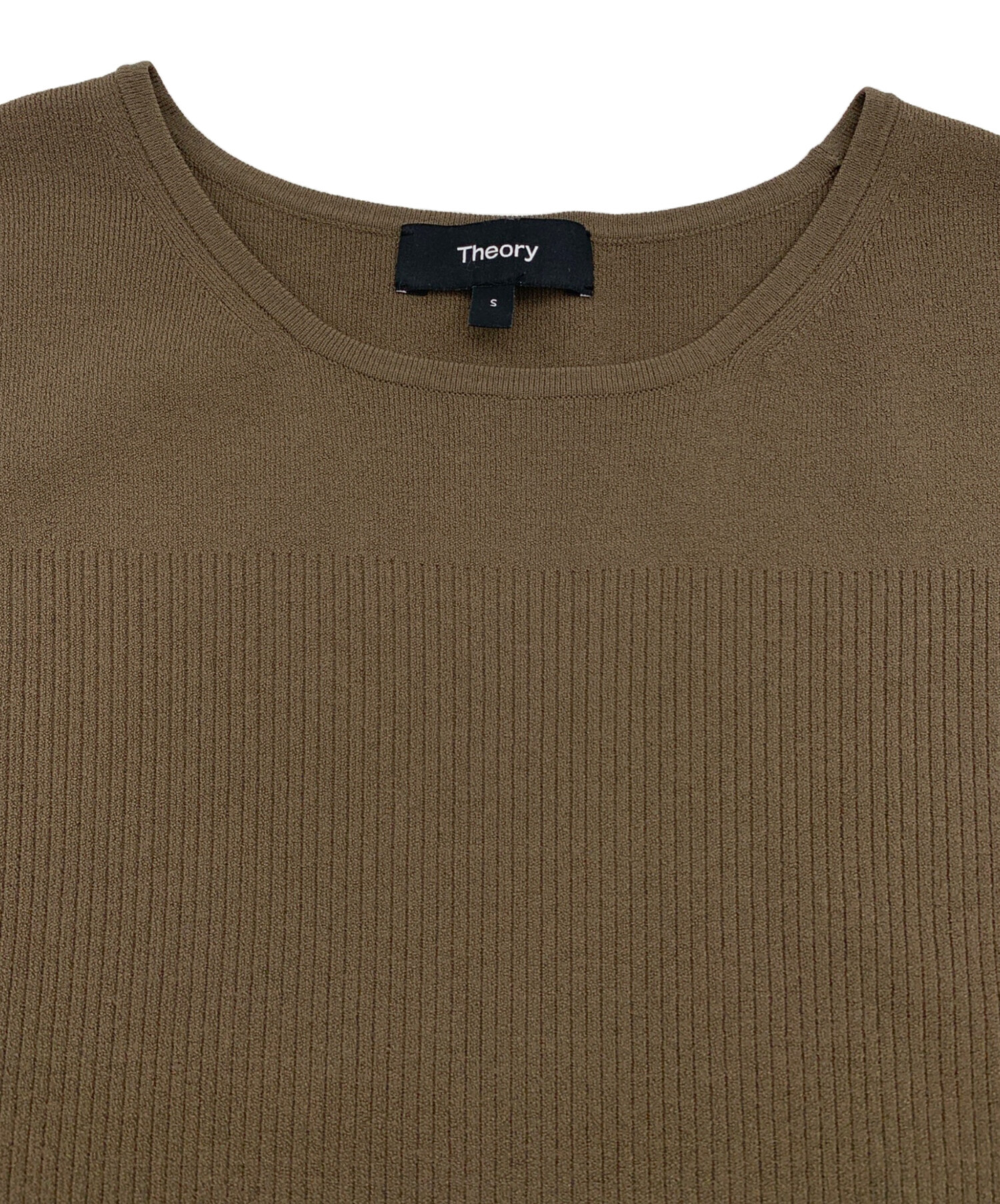 中古・古着通販】theory (セオリー) Compact Crepe Yoke Dress カーキ