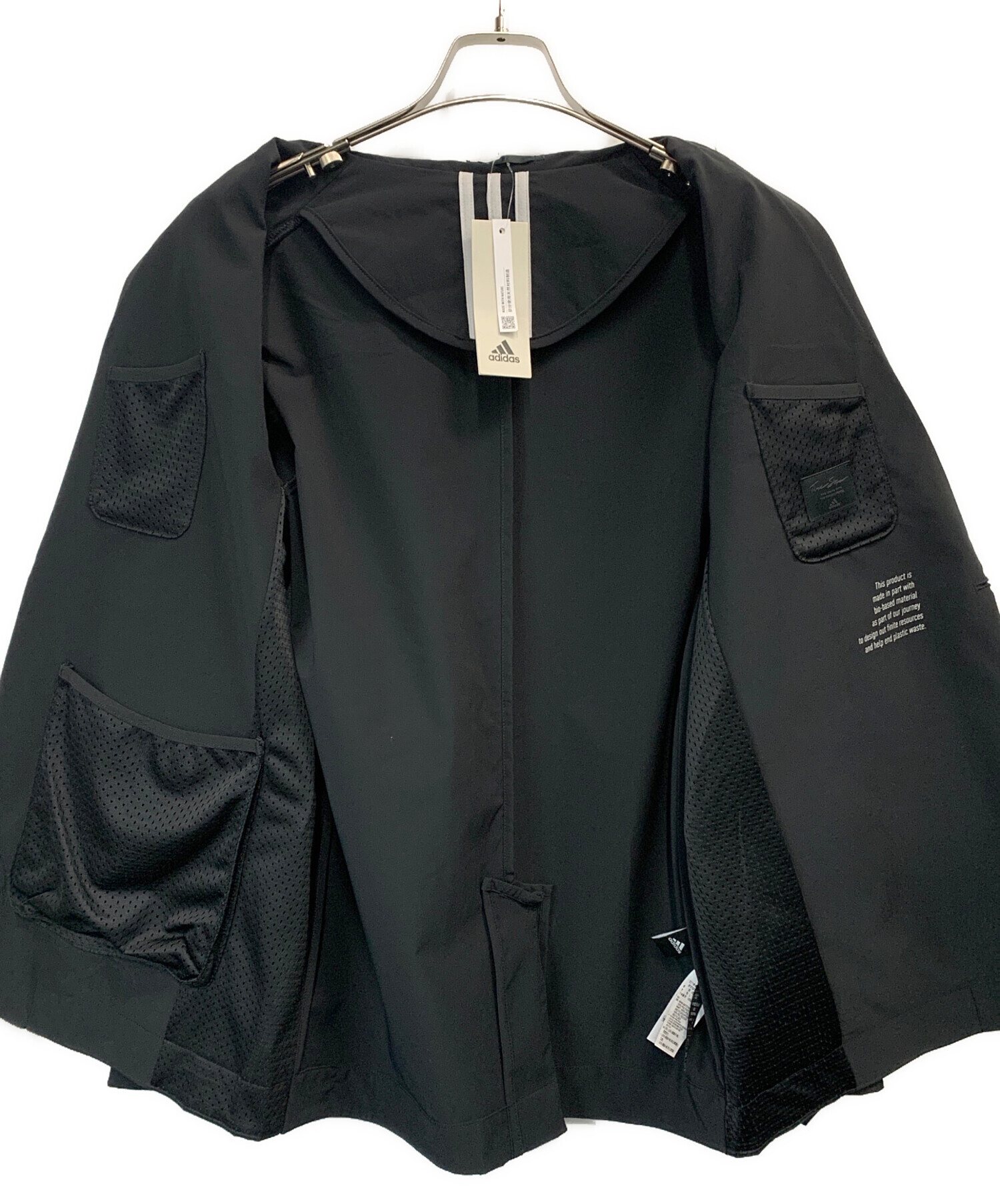 adidas 再構築　テーラードジャケットブラック 中古・古着通販】adidas (アディダス) テーラードジャケット ブラック