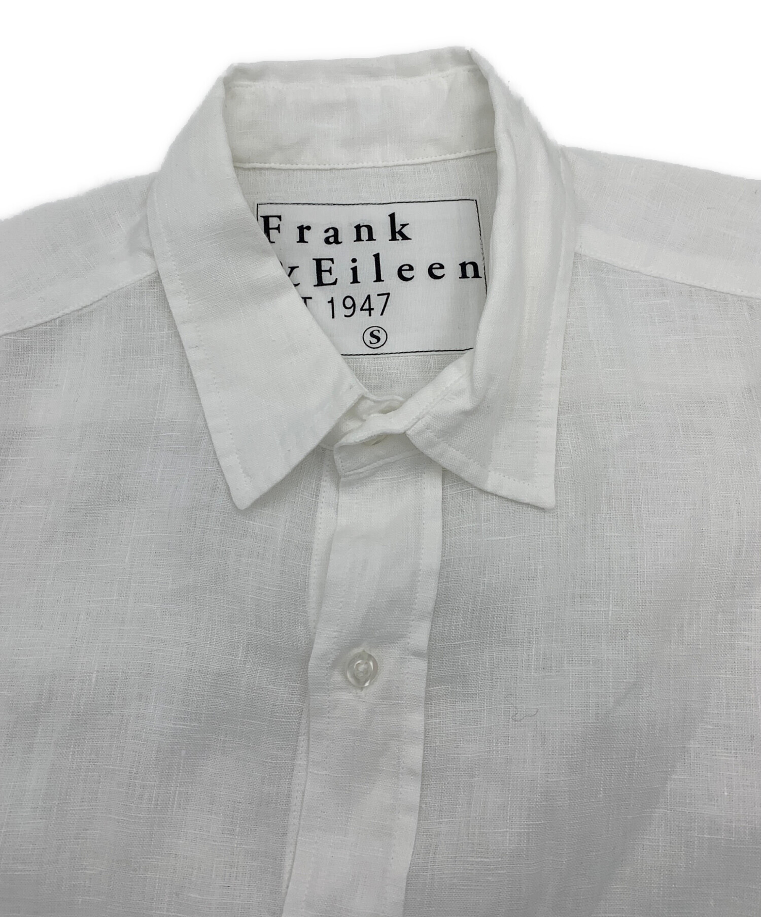Frank & Eileen ホワイト シャツ S Frank & Eileen ホワイトリネン長袖