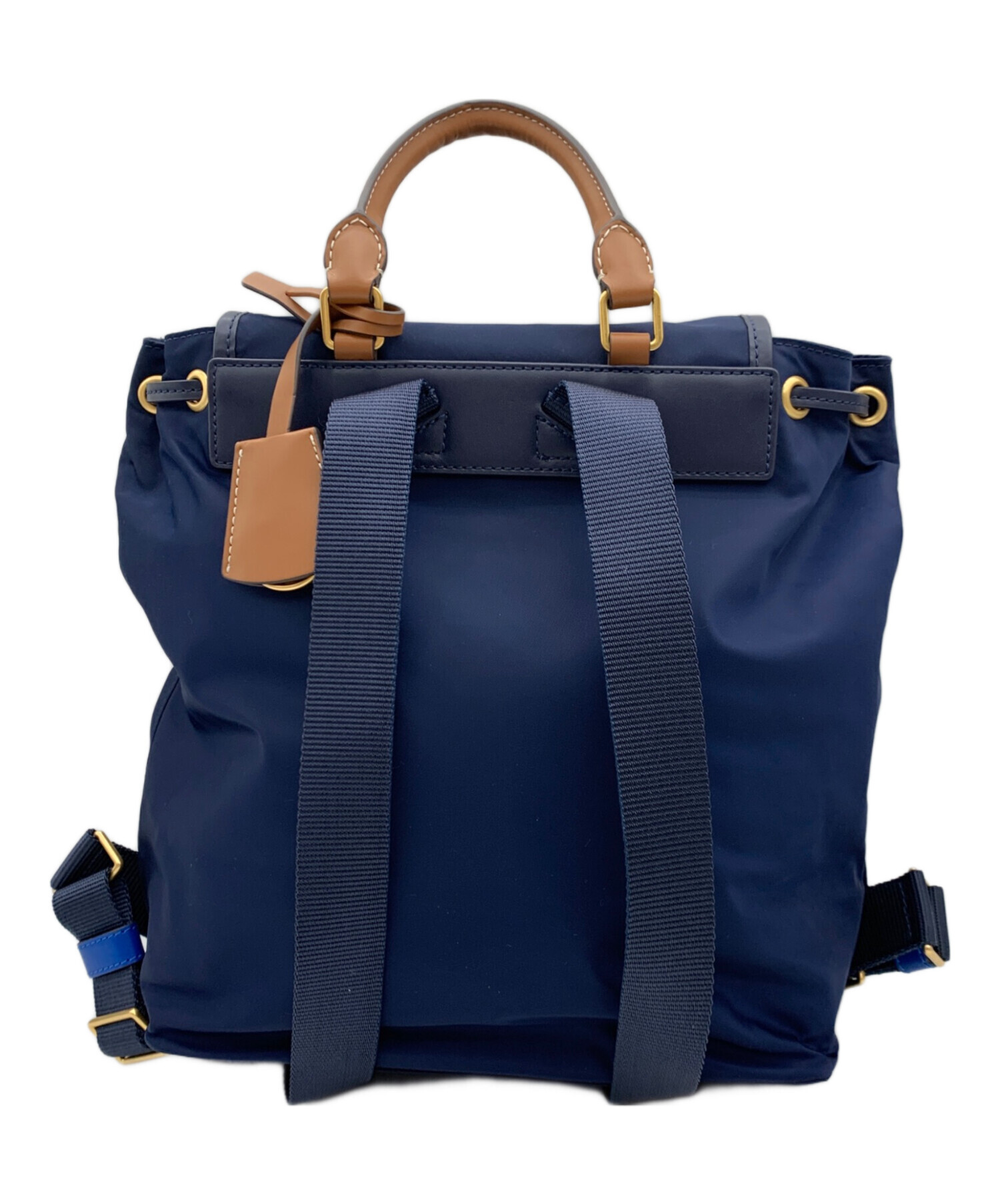 中古・古着通販】TORY BURCH (トリーバーチ) リュック ブルー 