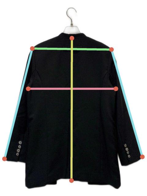 中古・古着通販】Risley (リズレー) ノーカラージャケット ブラック