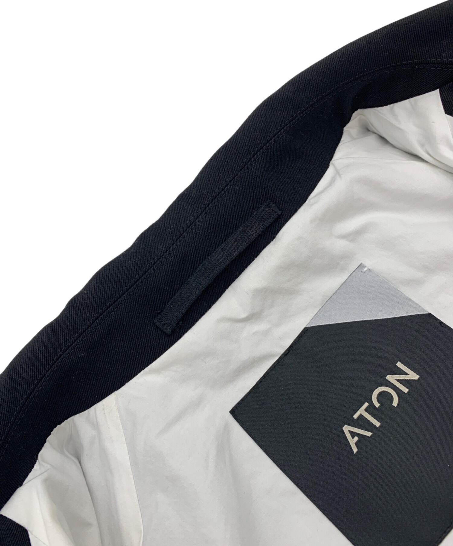 中古・古着通販】ATON (エイトン) バックサテンバルマカンコート