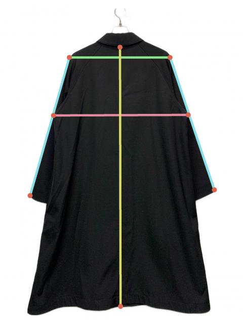 中古・古着通販】ATON (エイトン) バックサテンバルマカンコート