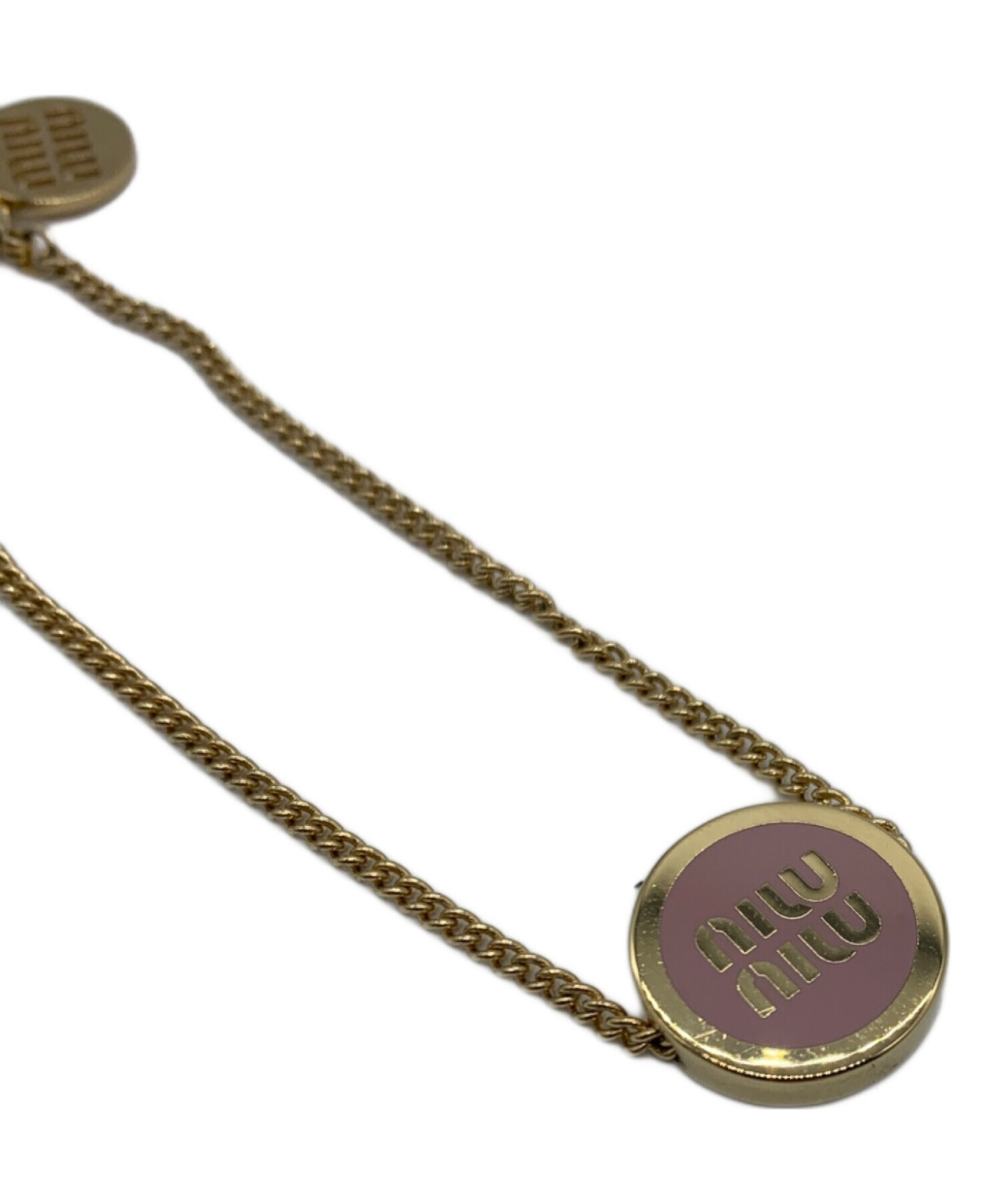 中古・古着通販】MIU MIU (ミュウミュウ) エナメルメタルブレスレット