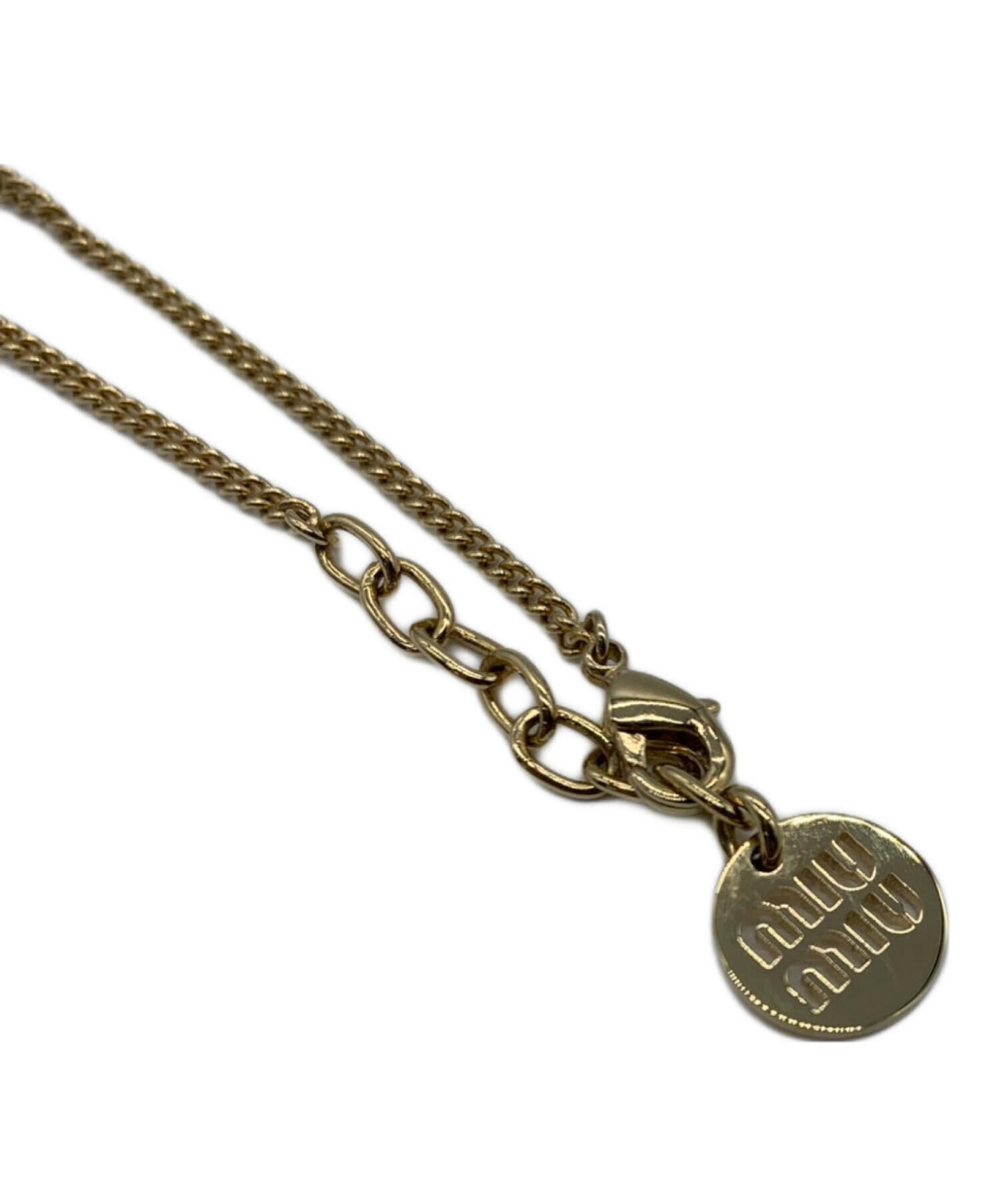 中古・古着通販】MIU MIU (ミュウミュウ) エナメルメタルブレスレット