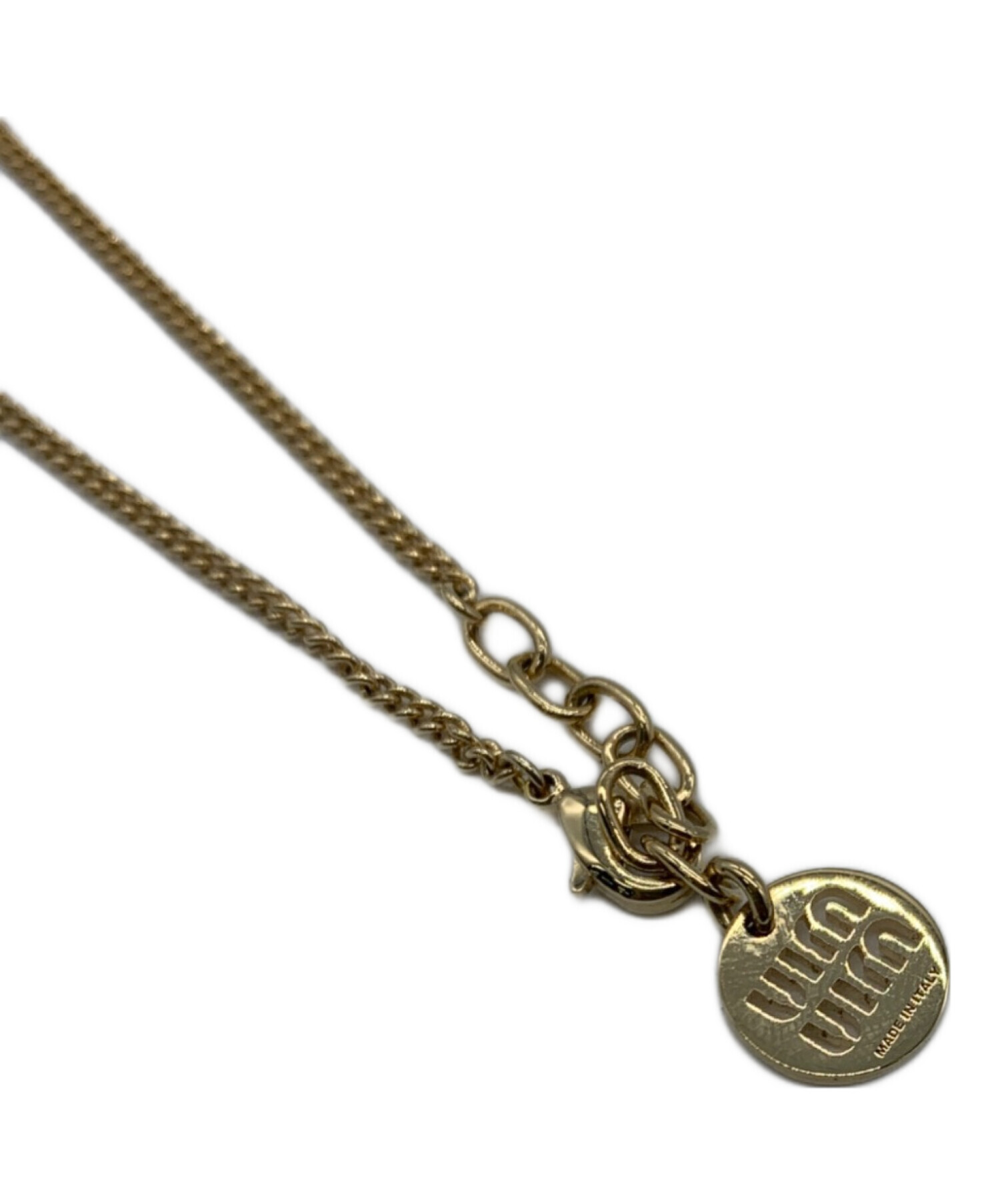 中古・古着通販】MIU MIU (ミュウミュウ) エナメルメタルブレスレット