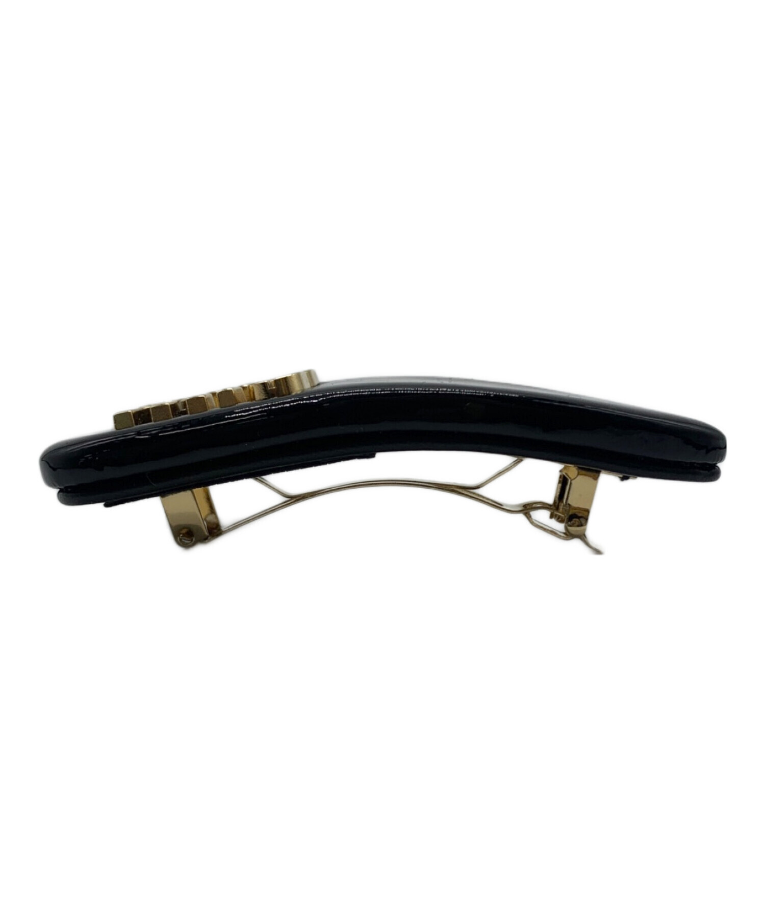 中古・古着通販】MIU MIU (ミュウミュウ) パテントレザーヘアクリップ