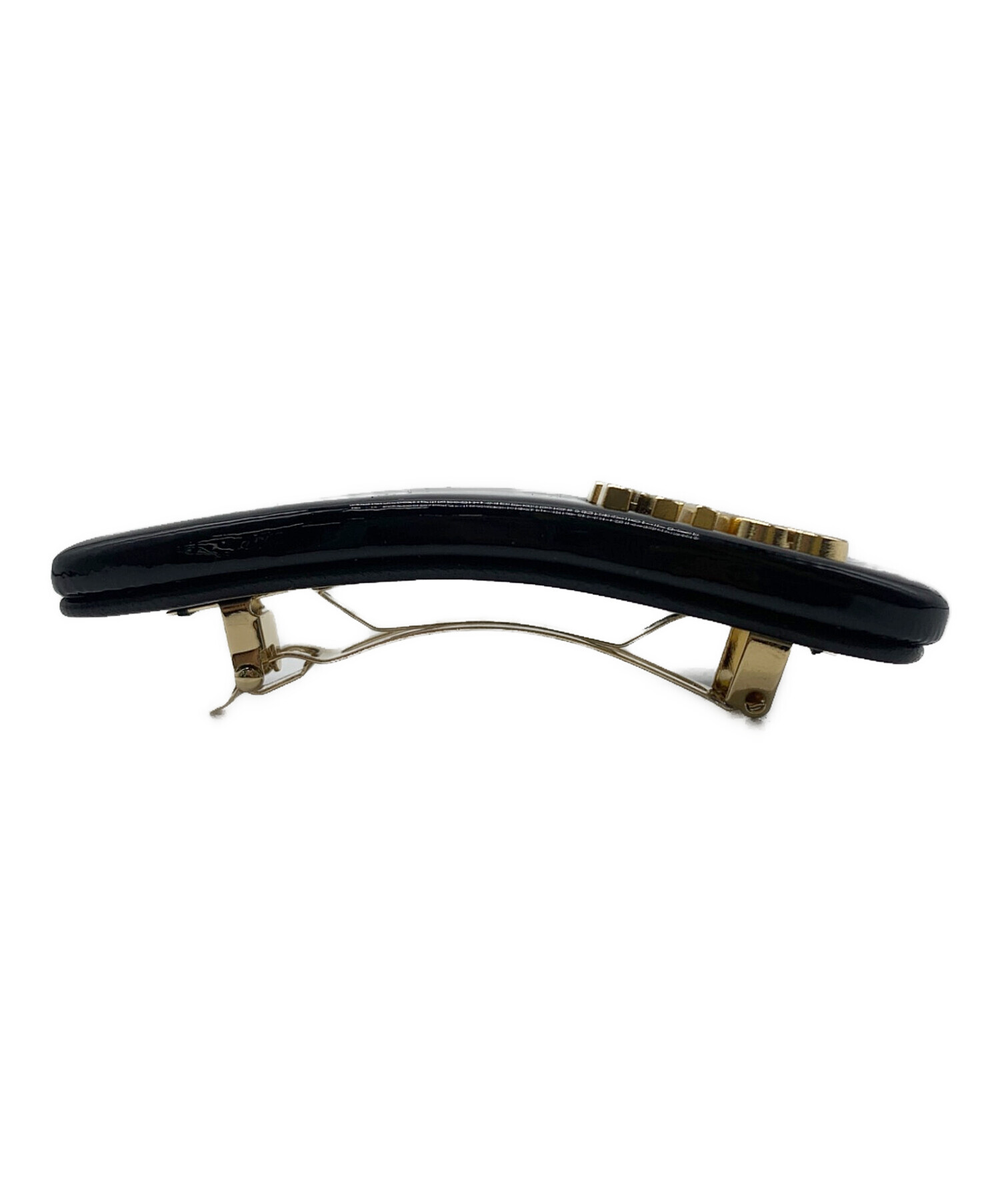 中古・古着通販】MIU MIU (ミュウミュウ) パテントレザーヘアクリップ