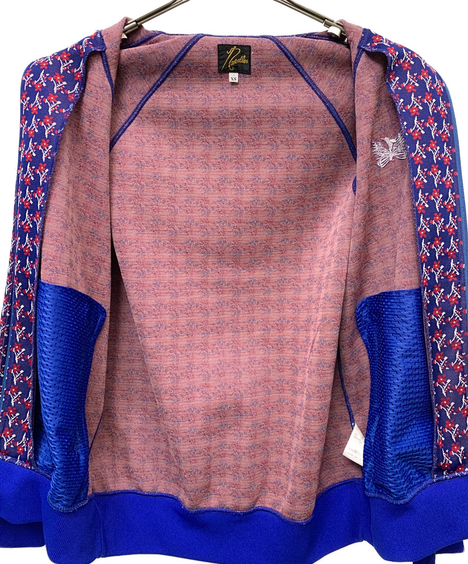 中古・古着通販】Needles (ニードルズ) JACQUARD TRACK JACKET ブルー