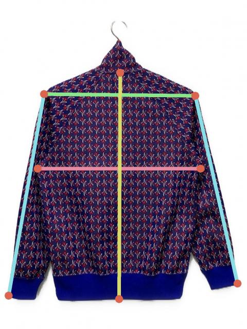 中古・古着通販】Needles (ニードルズ) JACQUARD TRACK JACKET ブルー