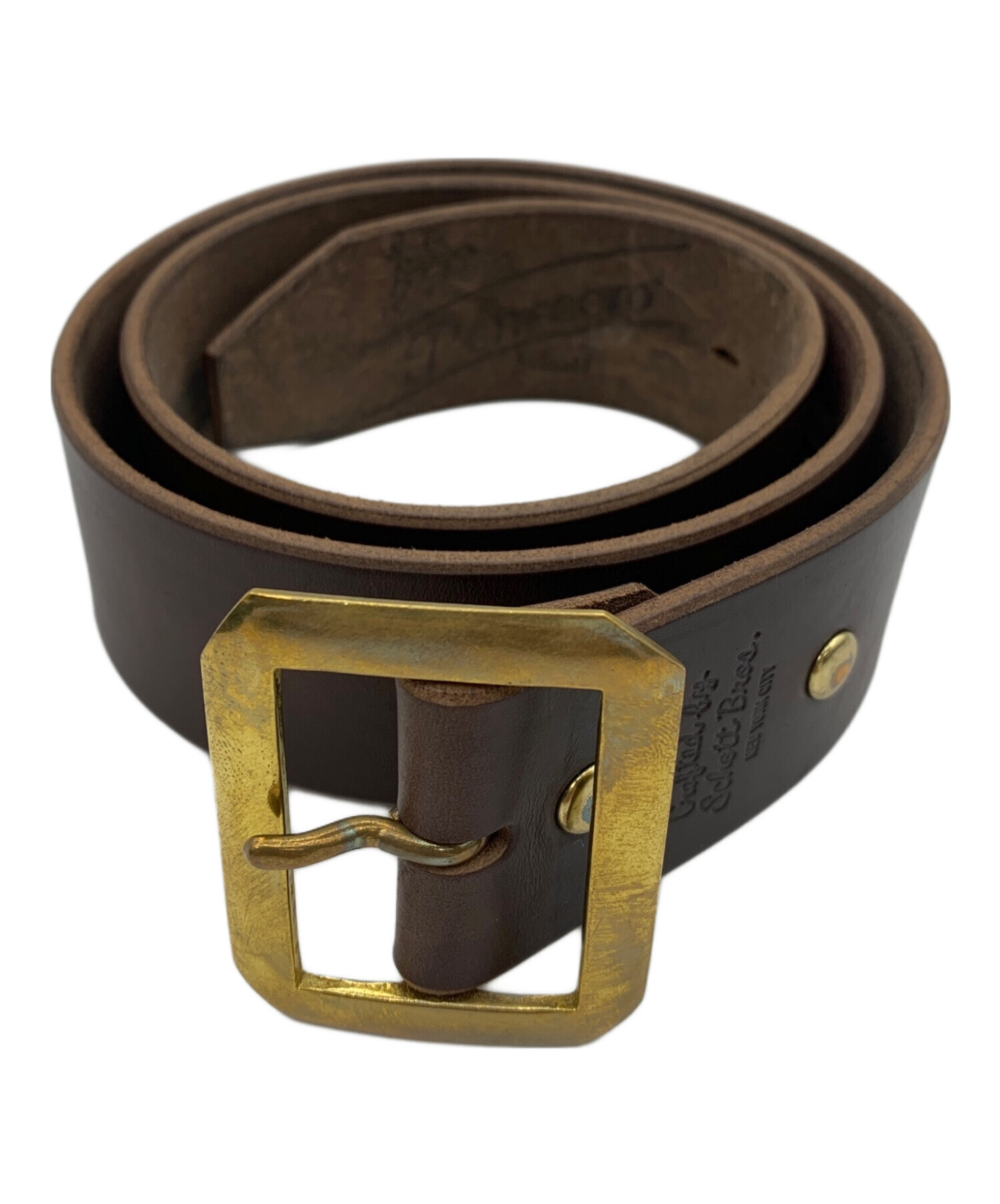 中古・古着通販】Schott (ショット) PERFECTO BELT ブラウン｜ブランド