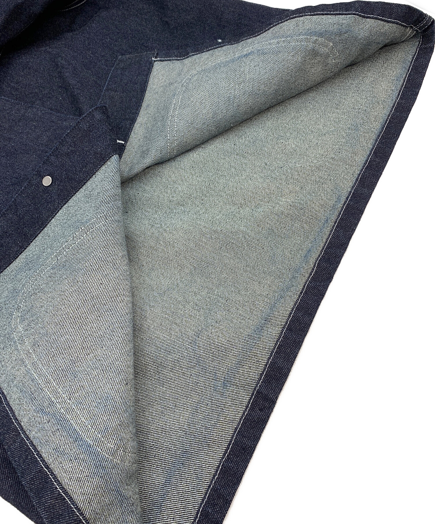 Schott デニムジャケット サイズ38 中古・古着通販】Schott (ショット) デニムジャケット インディゴ