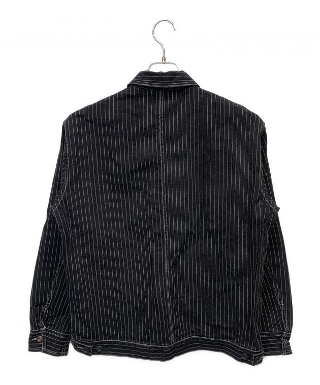 「値下げ可」schott ヒッコリーデニム　size36ブラック 中古・古着通販】Schott (ショット) オールドヒッコリーデニム