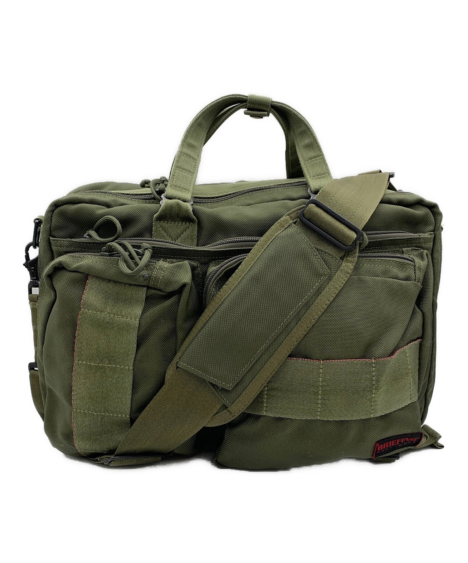 briefing ブリーフィング オリーブ　カーキ　3wayバッグ　廃盤品 briefing ブリーフィング オリーブ カーキ 3wayバッグ 廃盤品