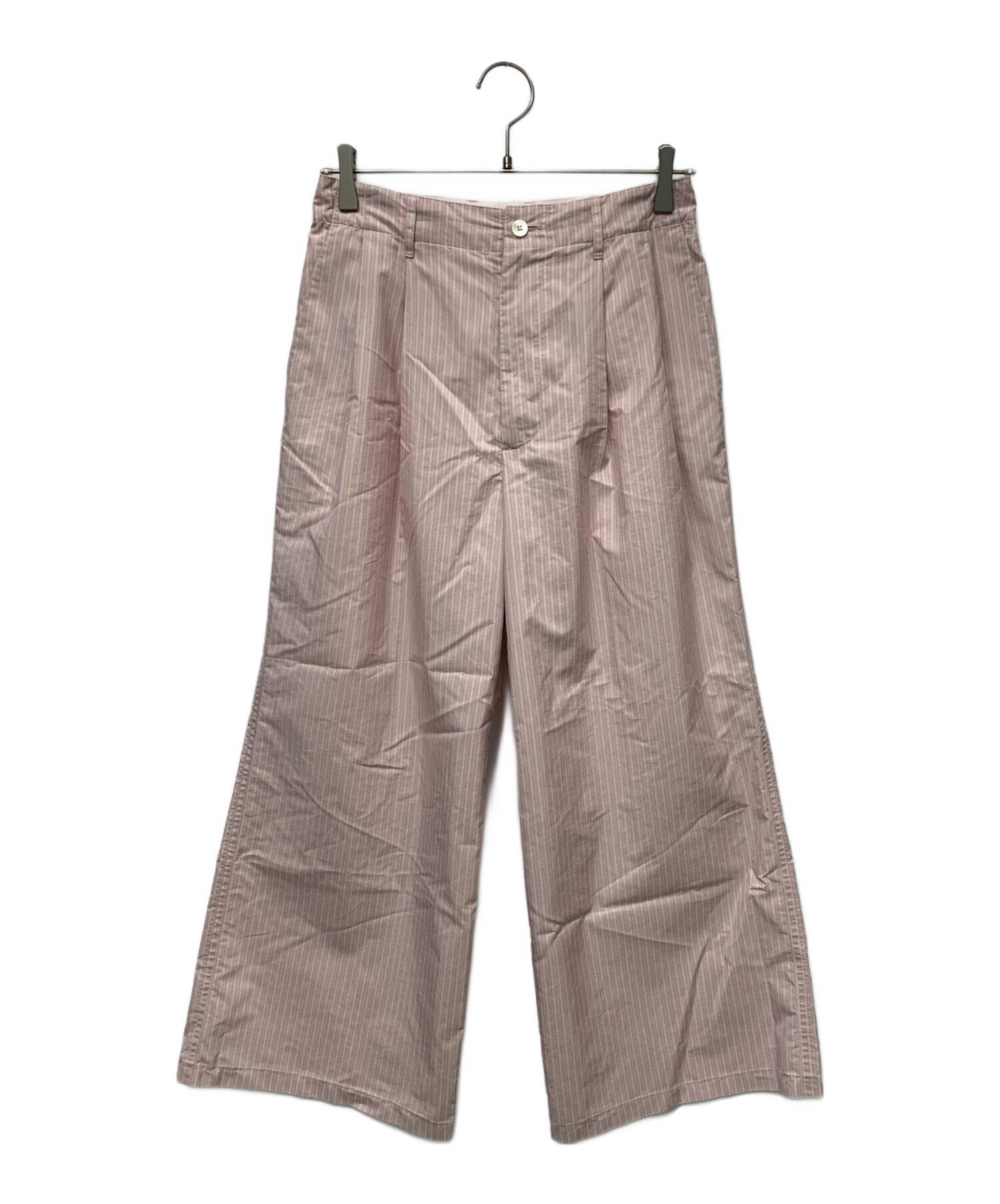 中古・古着通販】AURALEE (オーラリー) FINX POLYESTER STRIPE PANTS