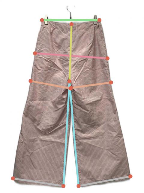 中古・古着通販】AURALEE (オーラリー) FINX POLYESTER STRIPE PANTS