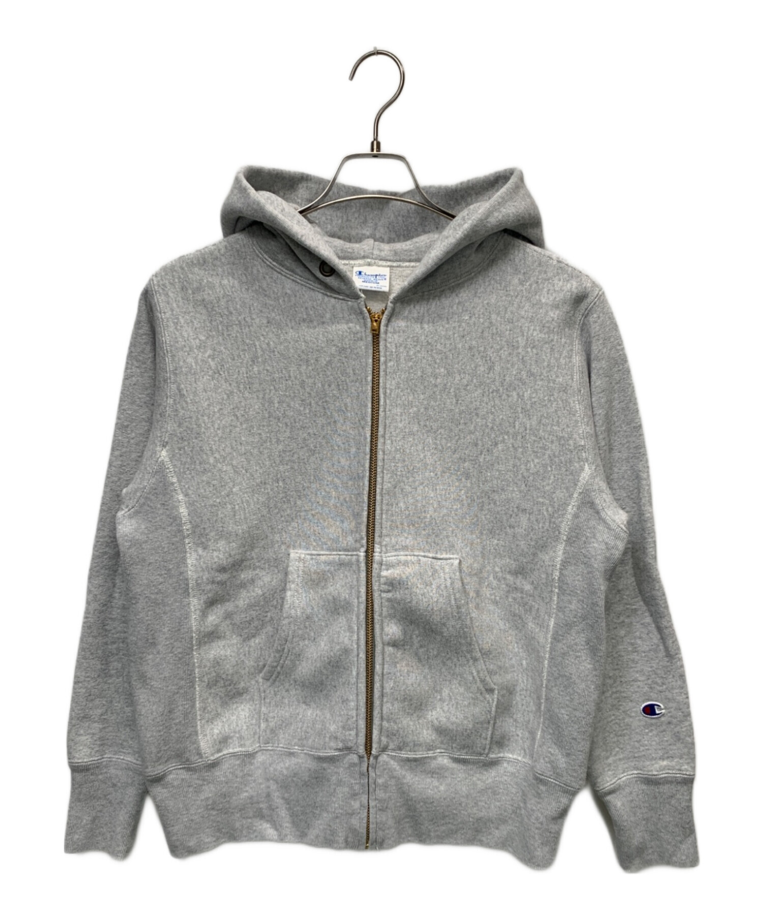 P*E様 Champion Reverse Weave パーカー Mグレー カレ Champion チャンピオン リバースウィーブ プルオーバー フーディー