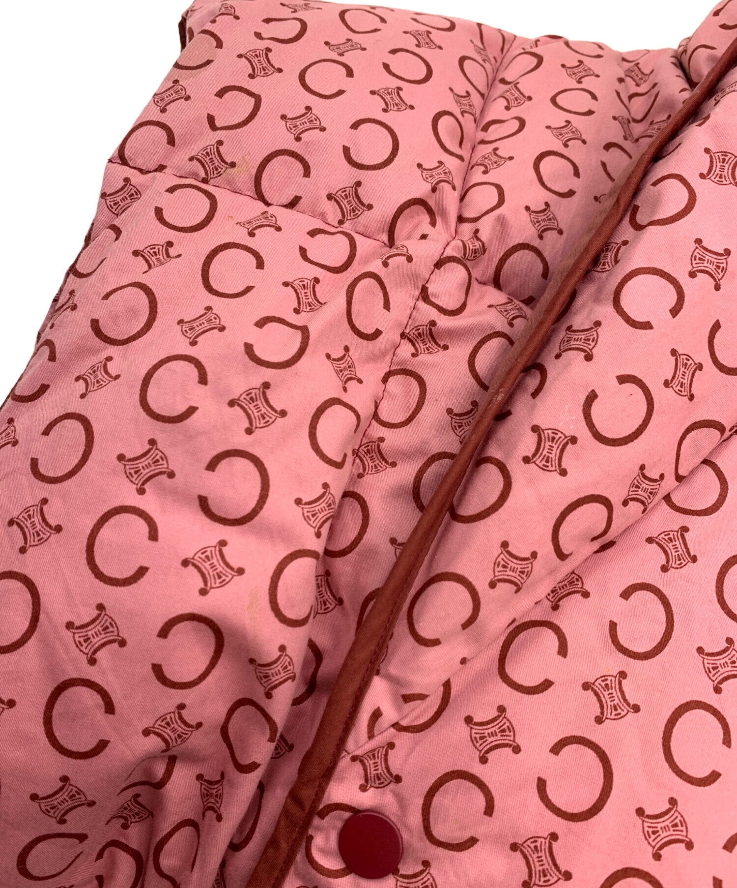 中古・古着通販】CELINE (セリーヌ) ダウンベスト ピンク サイズ:表記