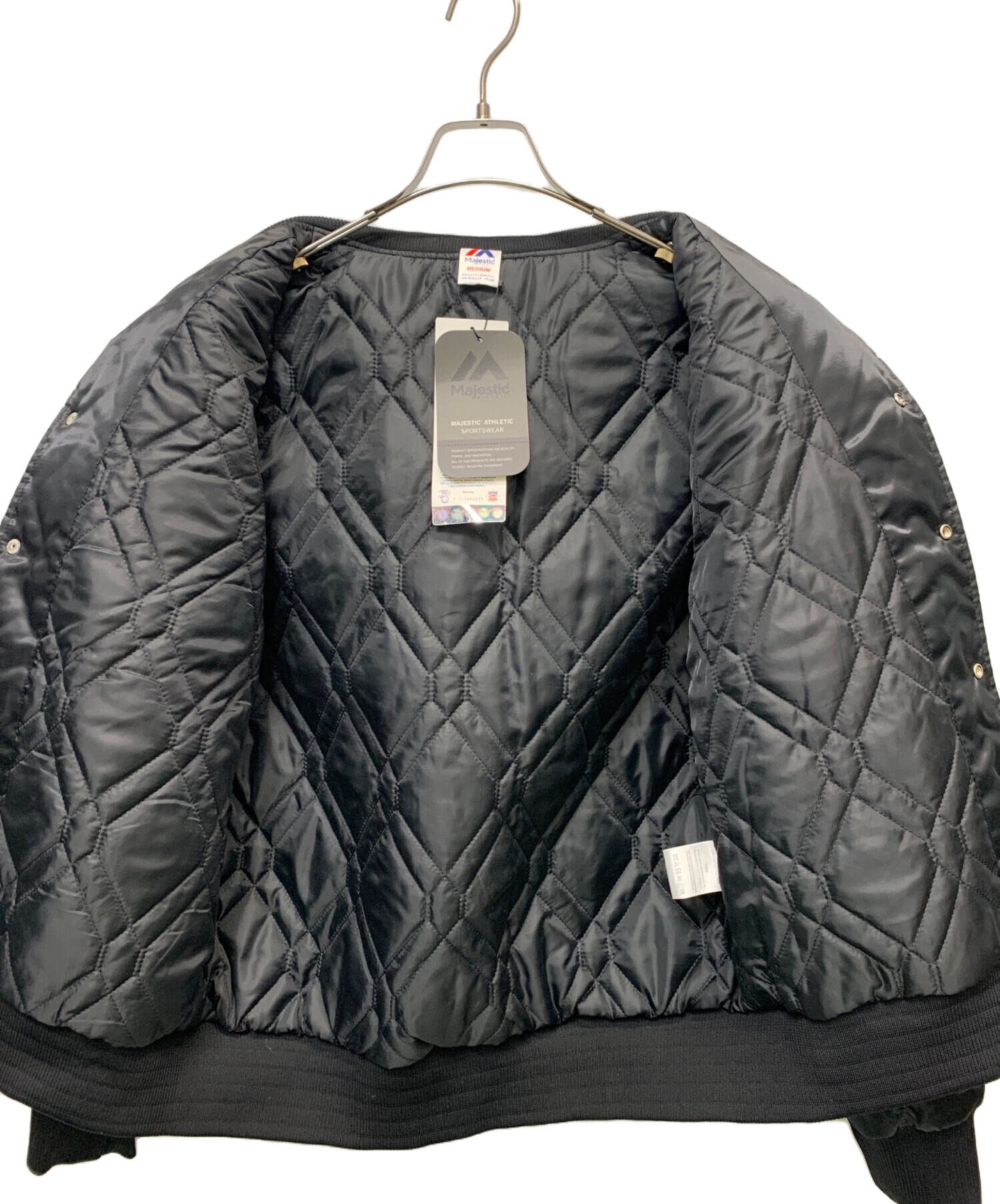 中古・古着通販】Majestic (マジェスティック) スタジャン ブラック 