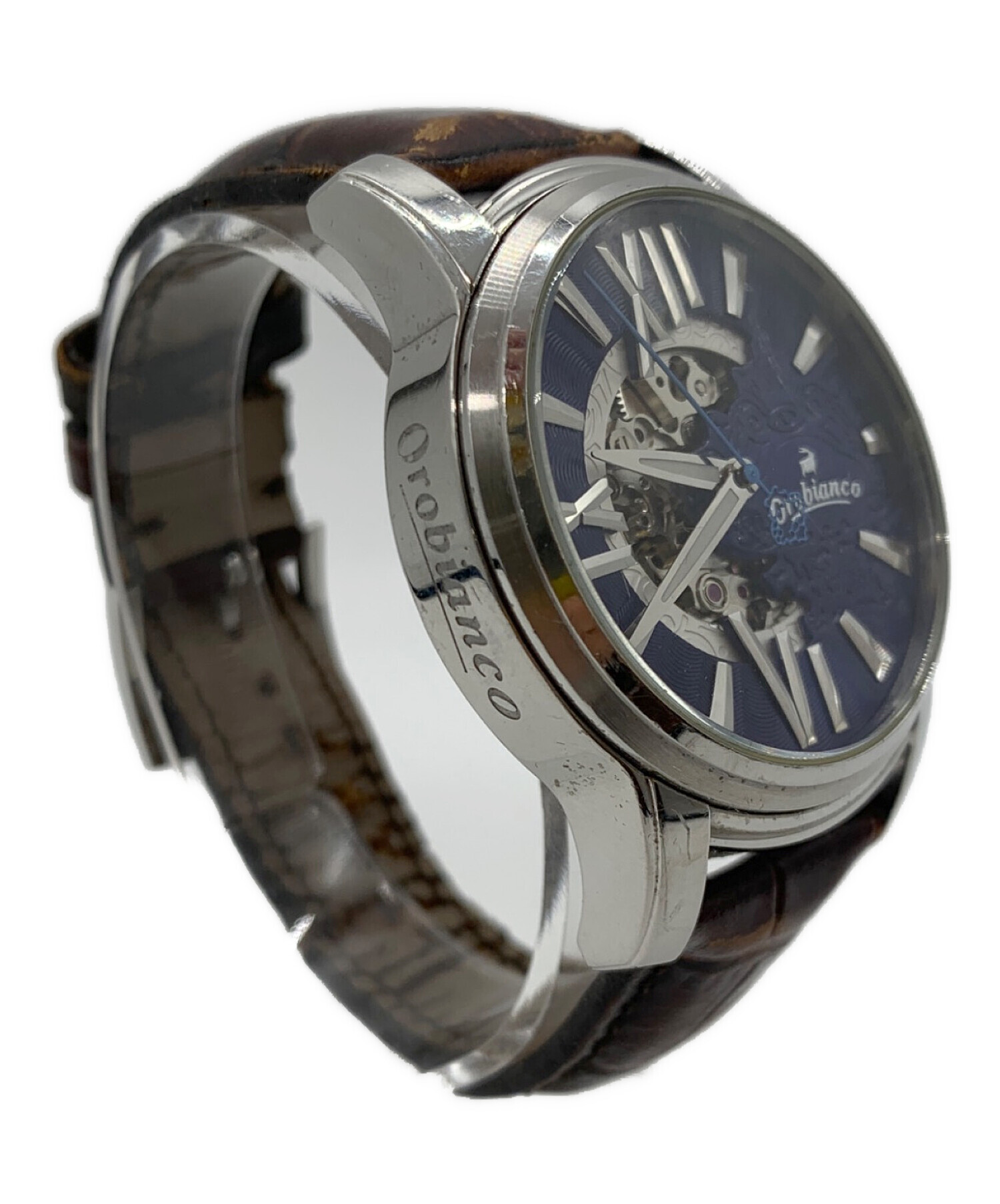 オロビアンコ　腕時計　自動巻き　ケース付 オロビアンコ 腕時計 自動巻き ケース付 中古・古着通販