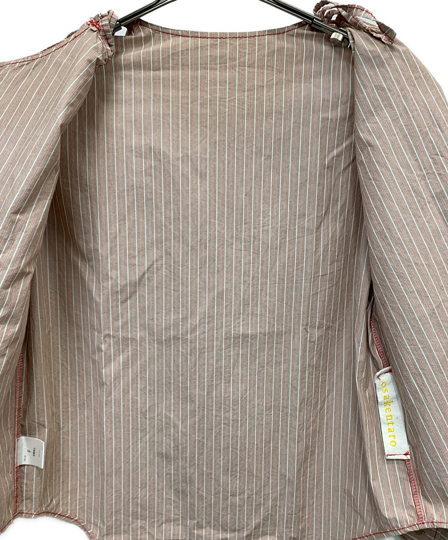 中古・古着通販】osakentaro (オサケンタロウ) 長袖シャツ ブラウン 