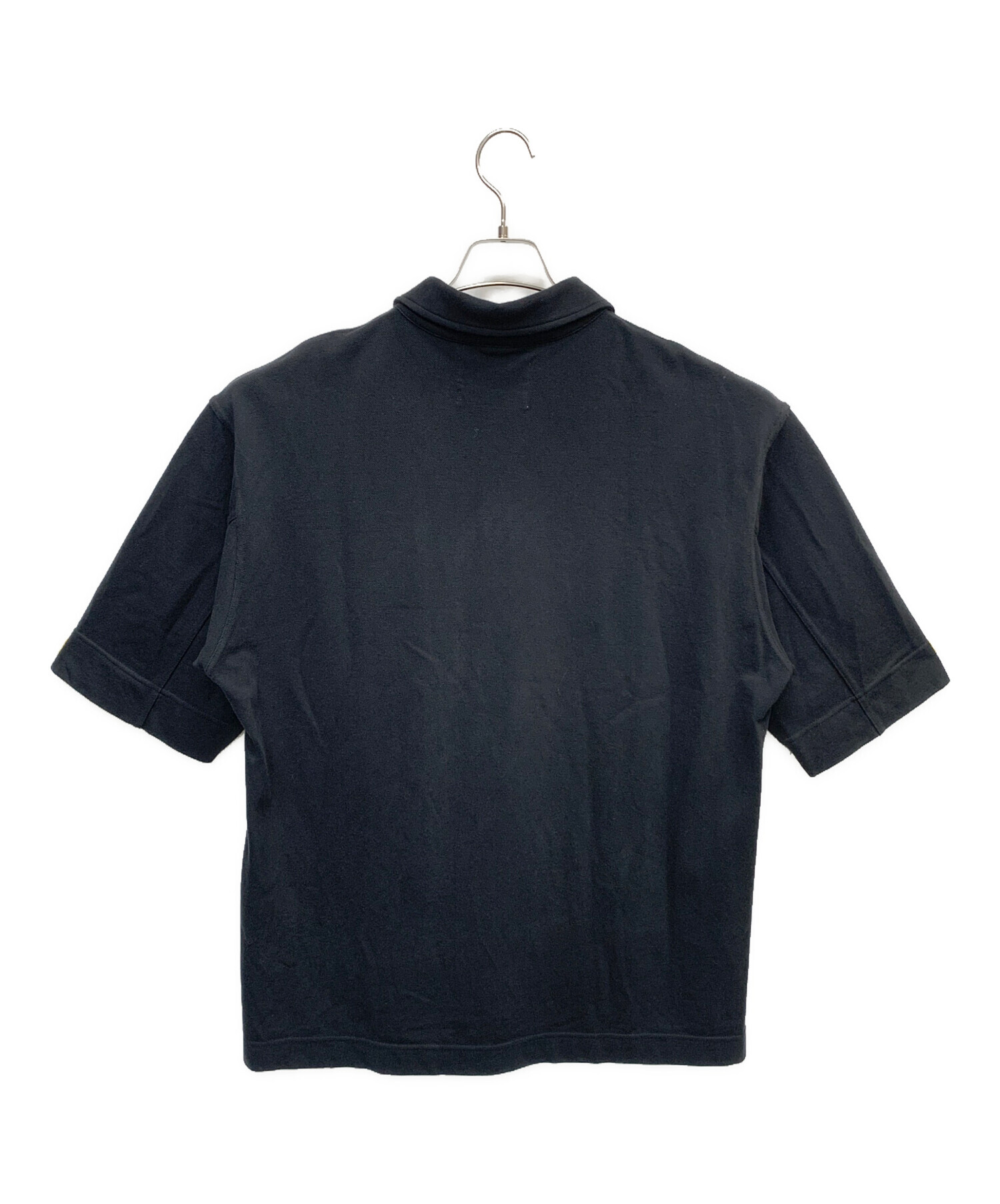 中古・古着通販】MHL (エムエイチエル) ポロシャツ ブラック サイズ:L 